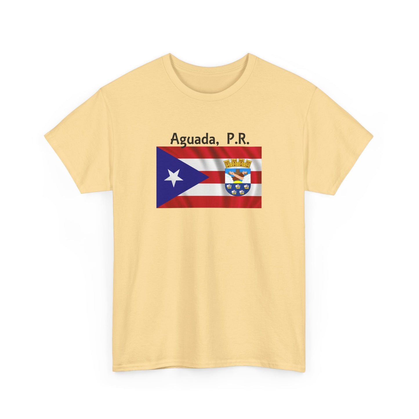 Aguada, Puerto Rico, Unisex Heavy Cotton Tee