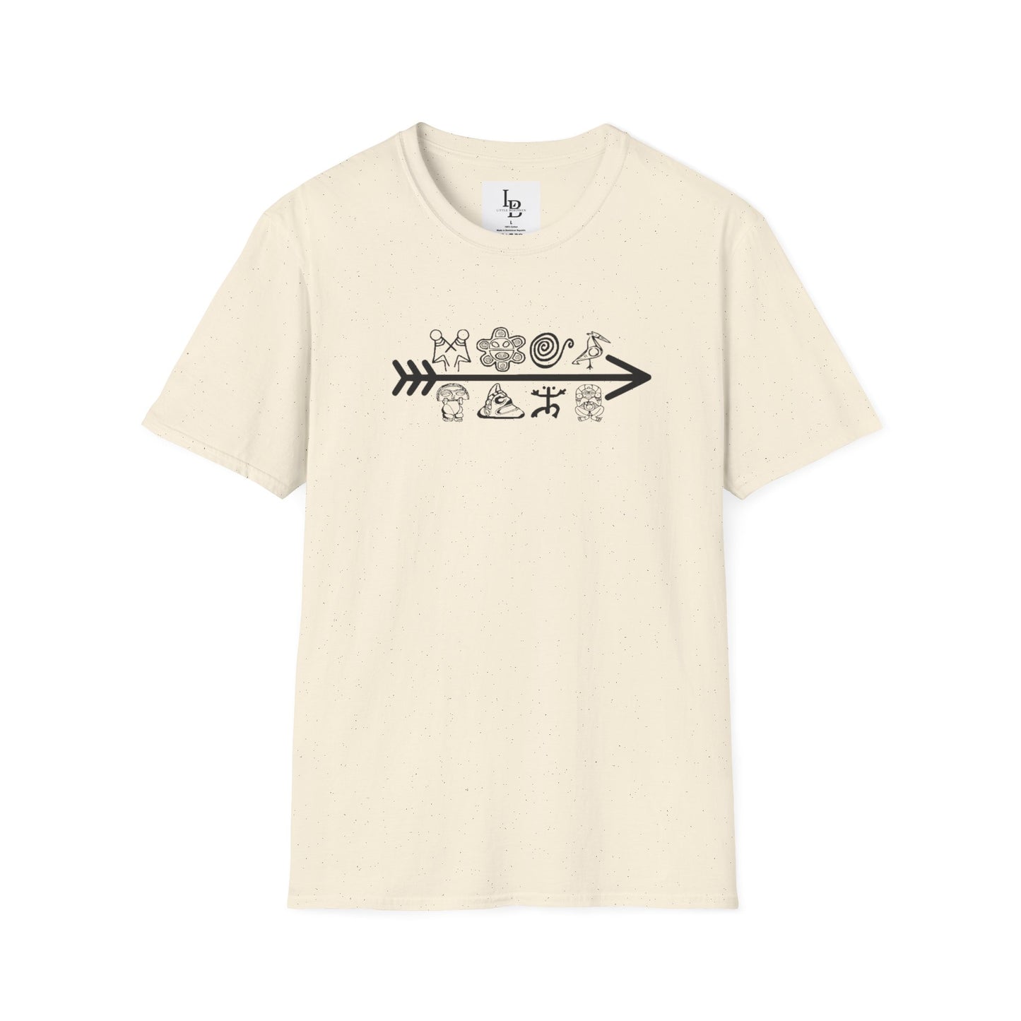 Arrow and Symbols, Unisex Softstyle T-Shirt