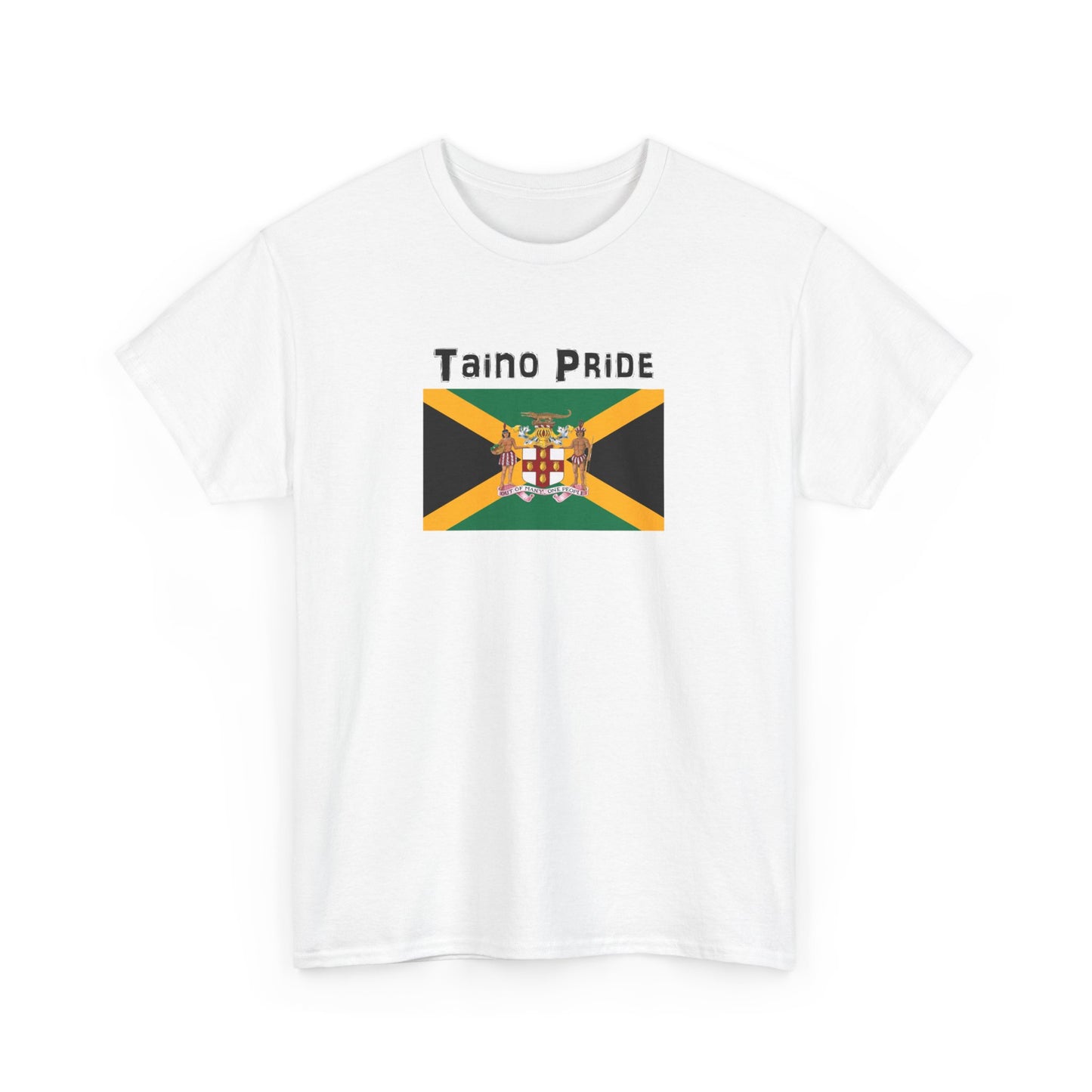 Jamaican Flag Taino Pride, Unisex Heavy Cotton Tee