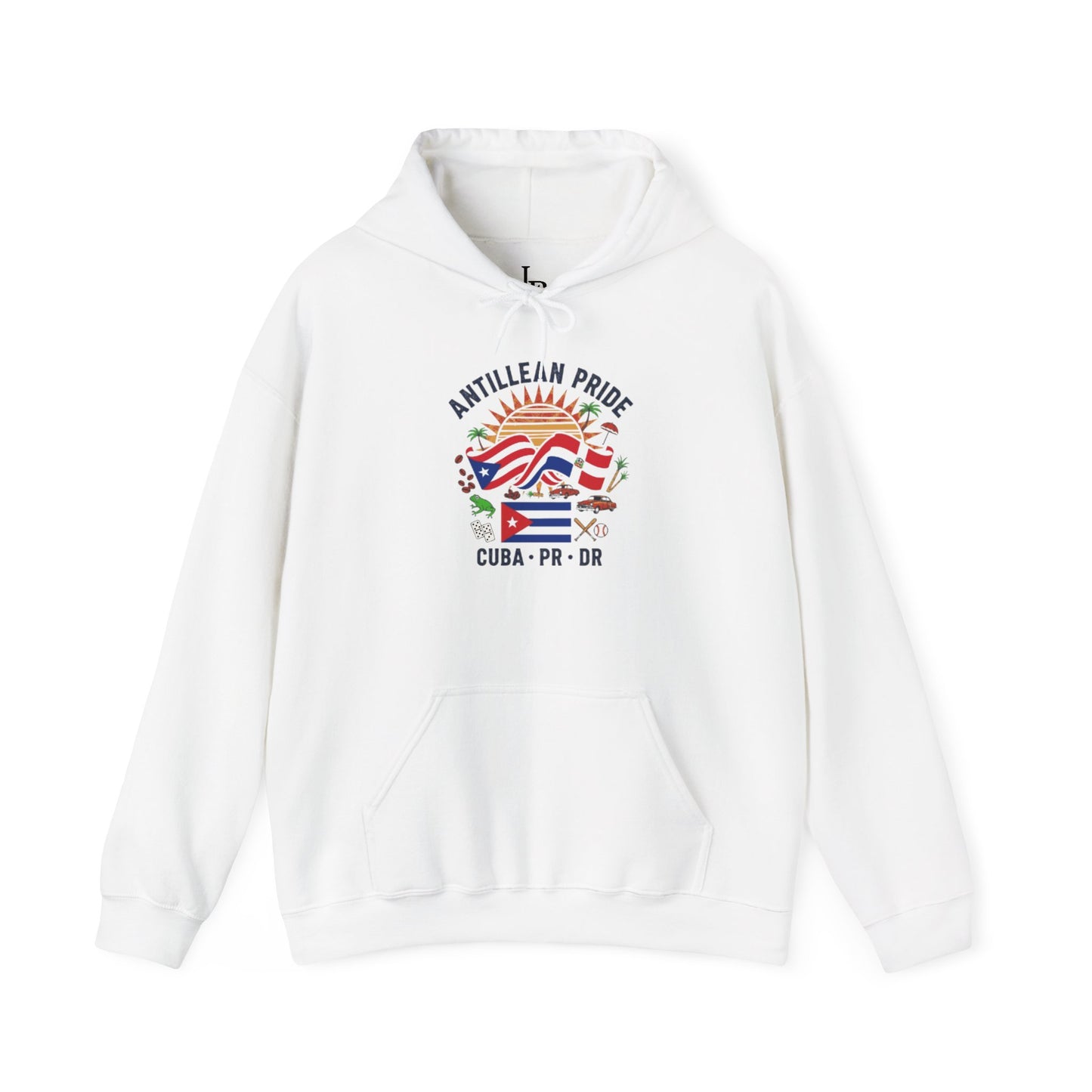 Antillean Pride Unisex Hoodie, Cozy Sweatshirt, Casual Wear, Gifts for Adventures, Pride Apparel, Comfortable Streetwear