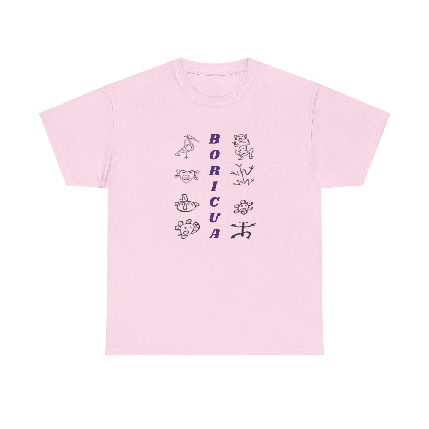 Taino Symbols Boricua, Unisex Heavy Cotton Tee