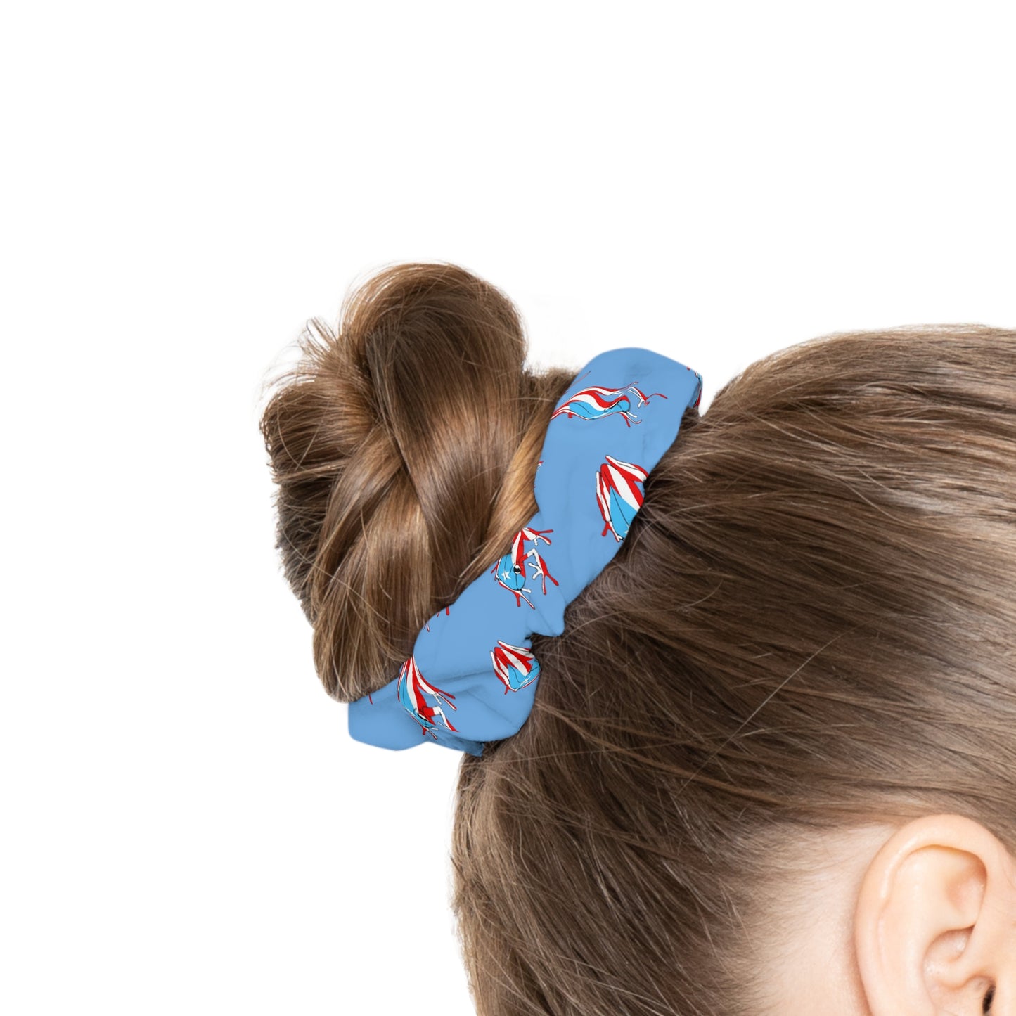 Original PR Flag Light Blue, Scrunchie