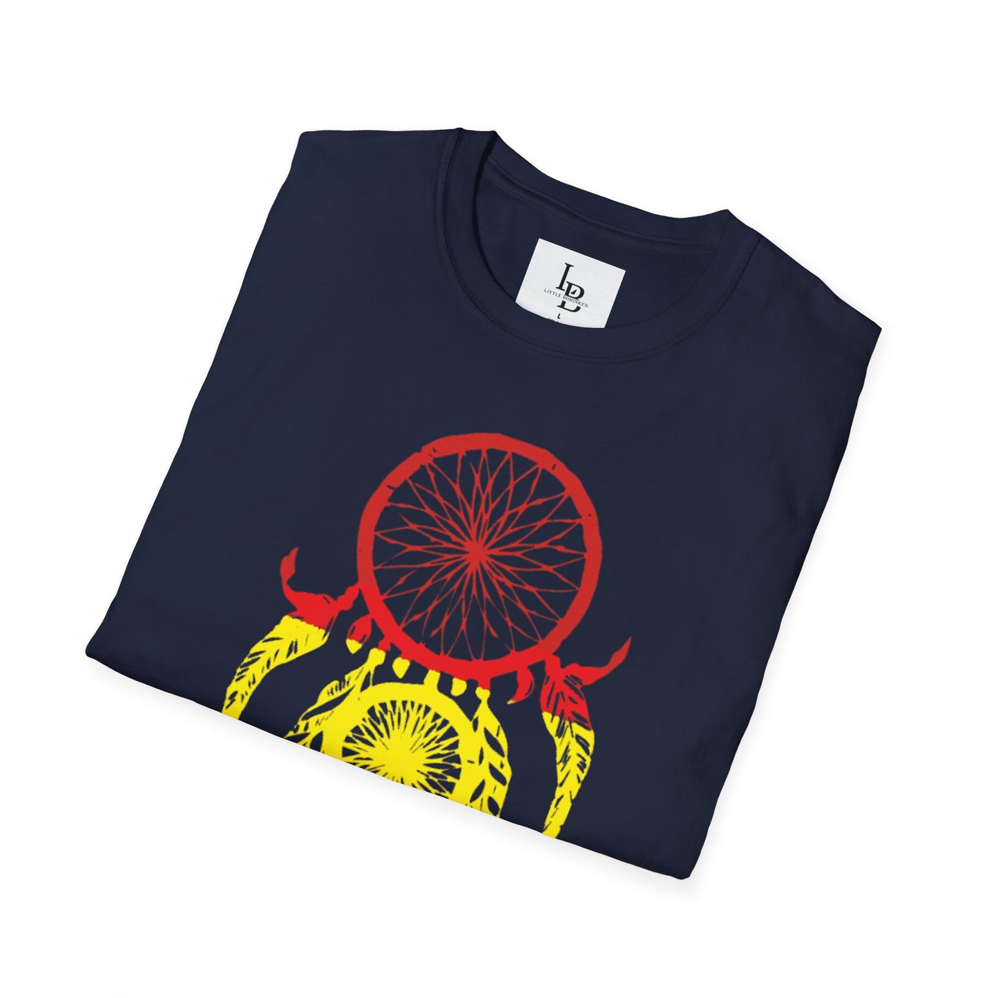 Dream Catcher - Taino Flag colors, Unisex Softstyle T-Shirt