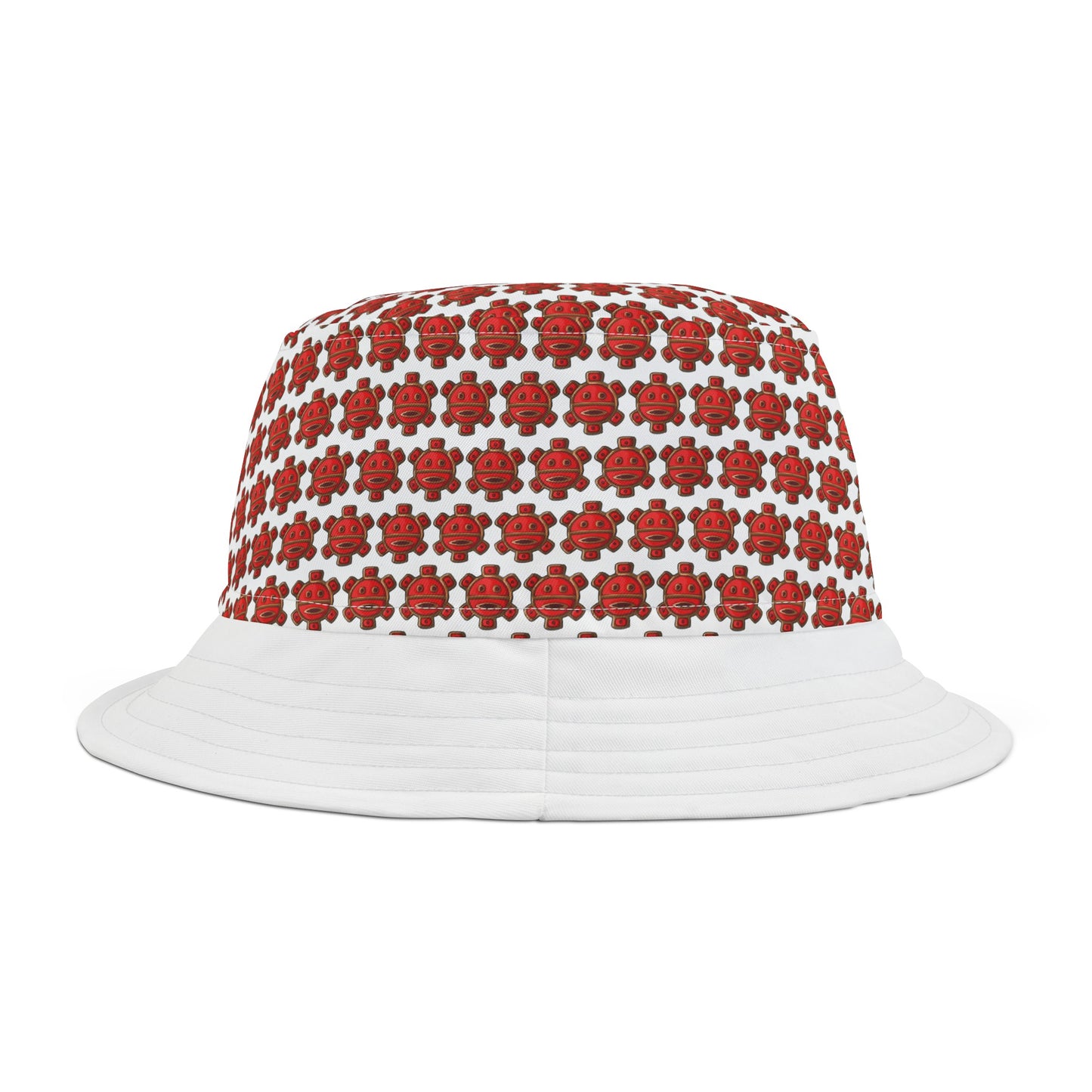 Half print Red Taino Sun, Bucket Hat (AOP)