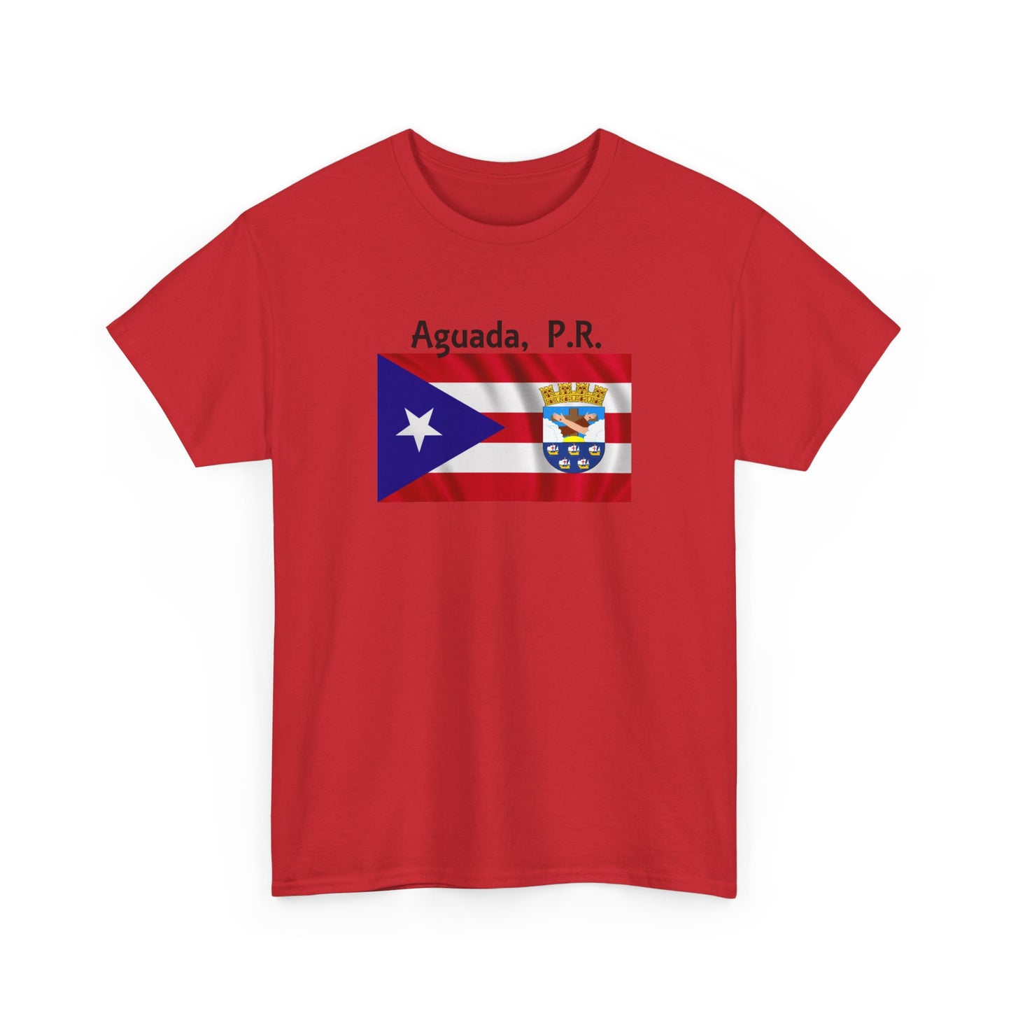 Aguada, Puerto Rico, Unisex Heavy Cotton Tee