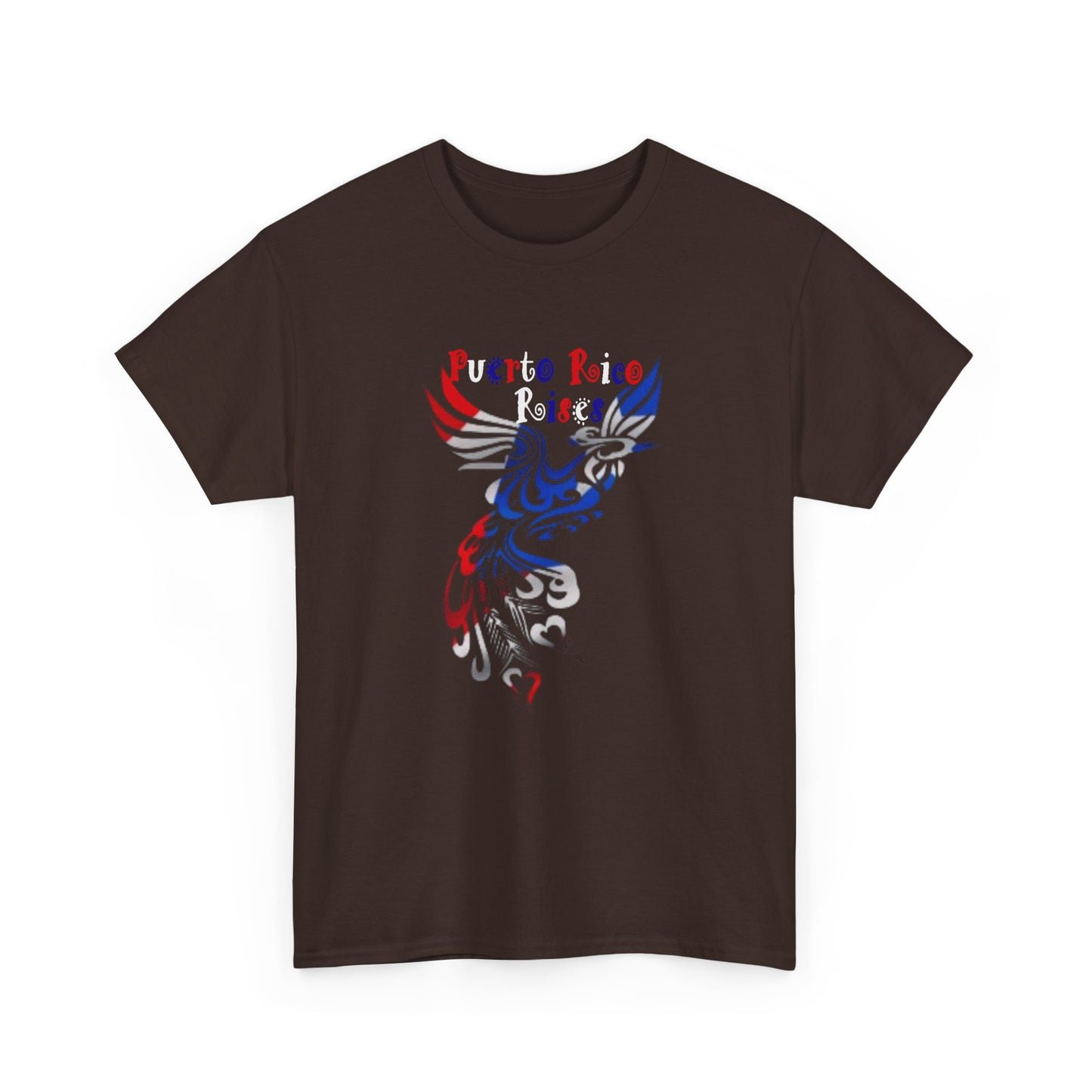 Puerto Rico Rises Phoenix, Unisex Heavy Cotton Tee