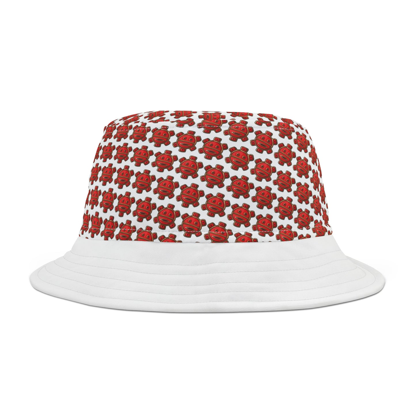 Half print Red Taino Sun, Bucket Hat (AOP)