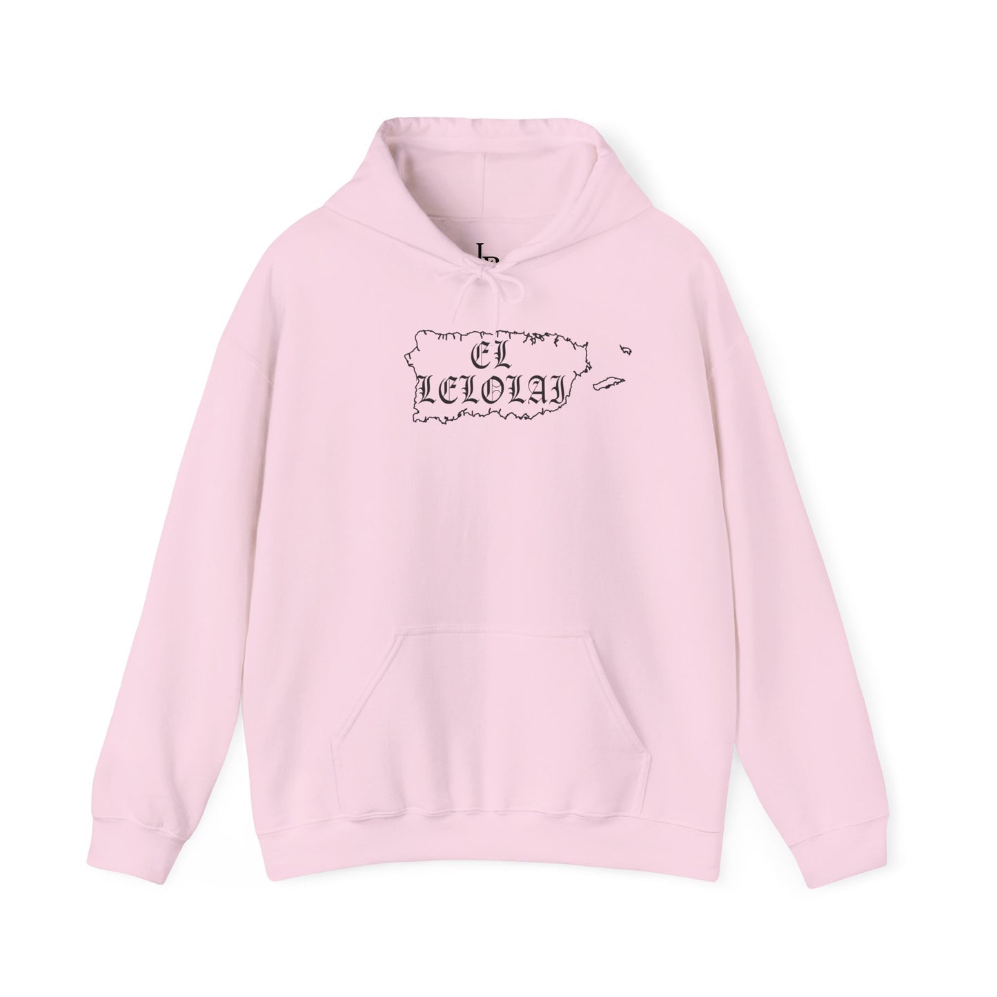EL LELOLAI PR SILOUETTE MAP Unisex Hoodie, Cozy Sweatshirt, Casual Wear, Gifts for Adventures, Pride Apparel, Comfortable Streetwear