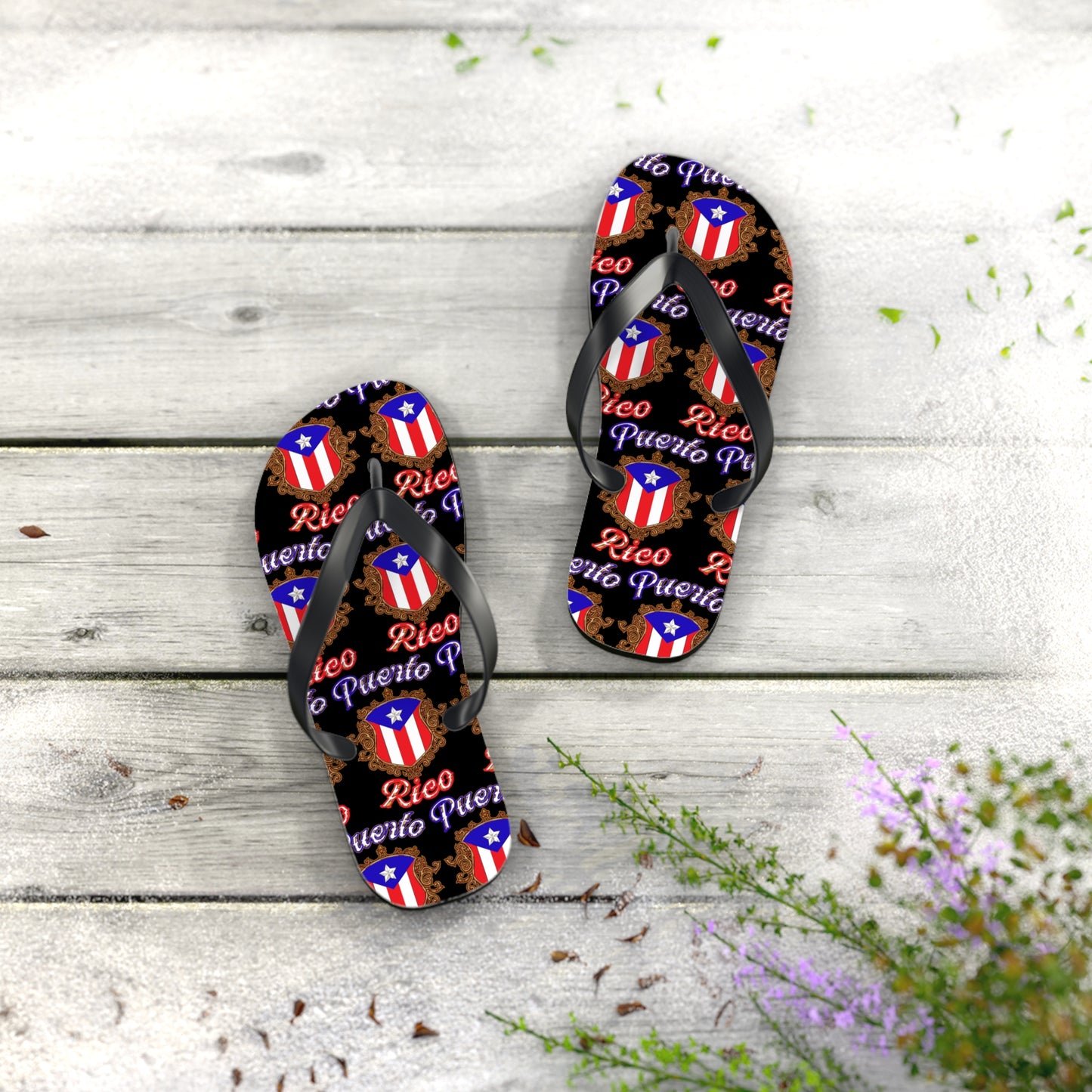 Puerto Rican emblem, Flip Flops