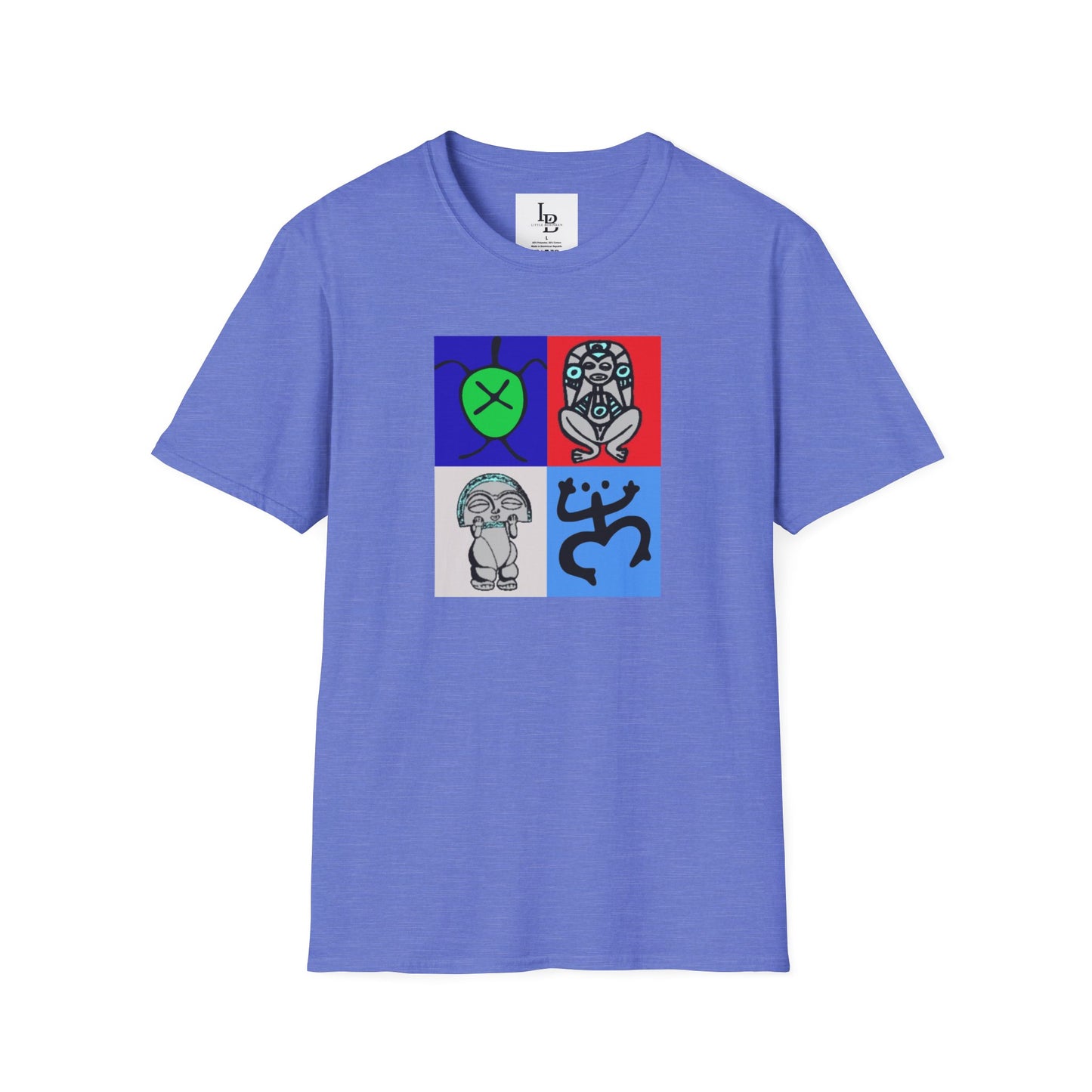 Four Taino Symbols, Unisex Softstyle T-Shirt