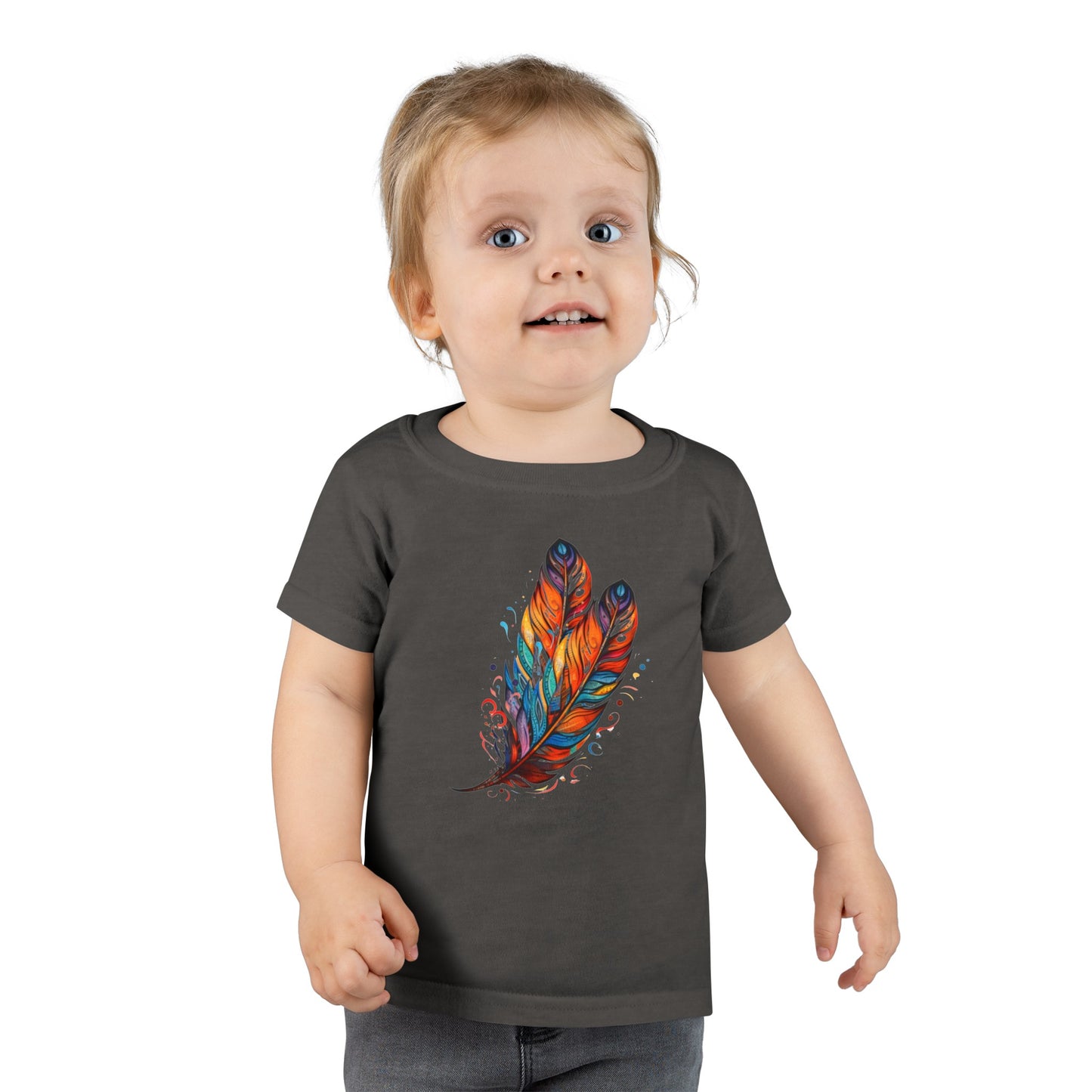 Colored Feathers, Toddler T-shirt
