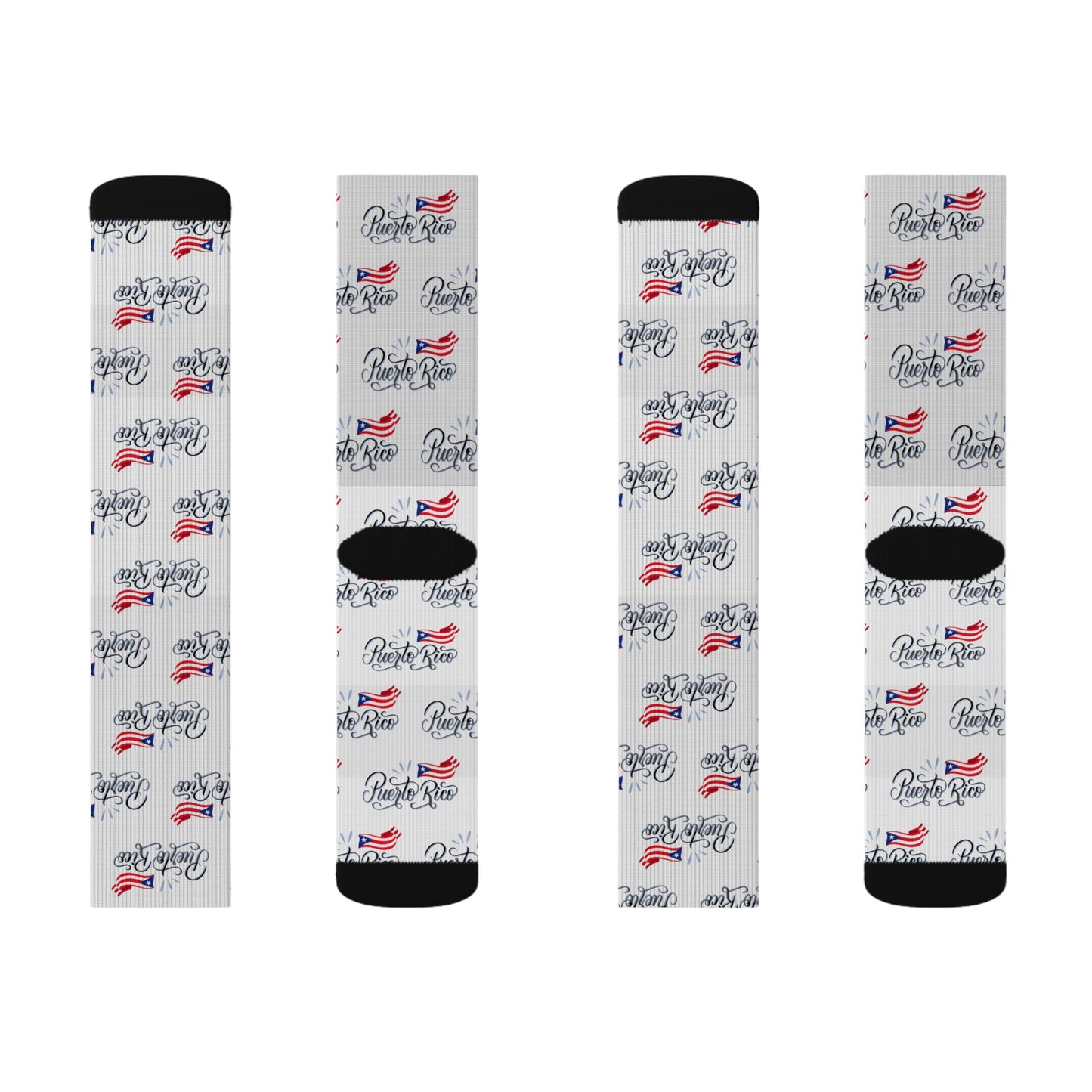 Puerto Rico, Sublimation Socks
