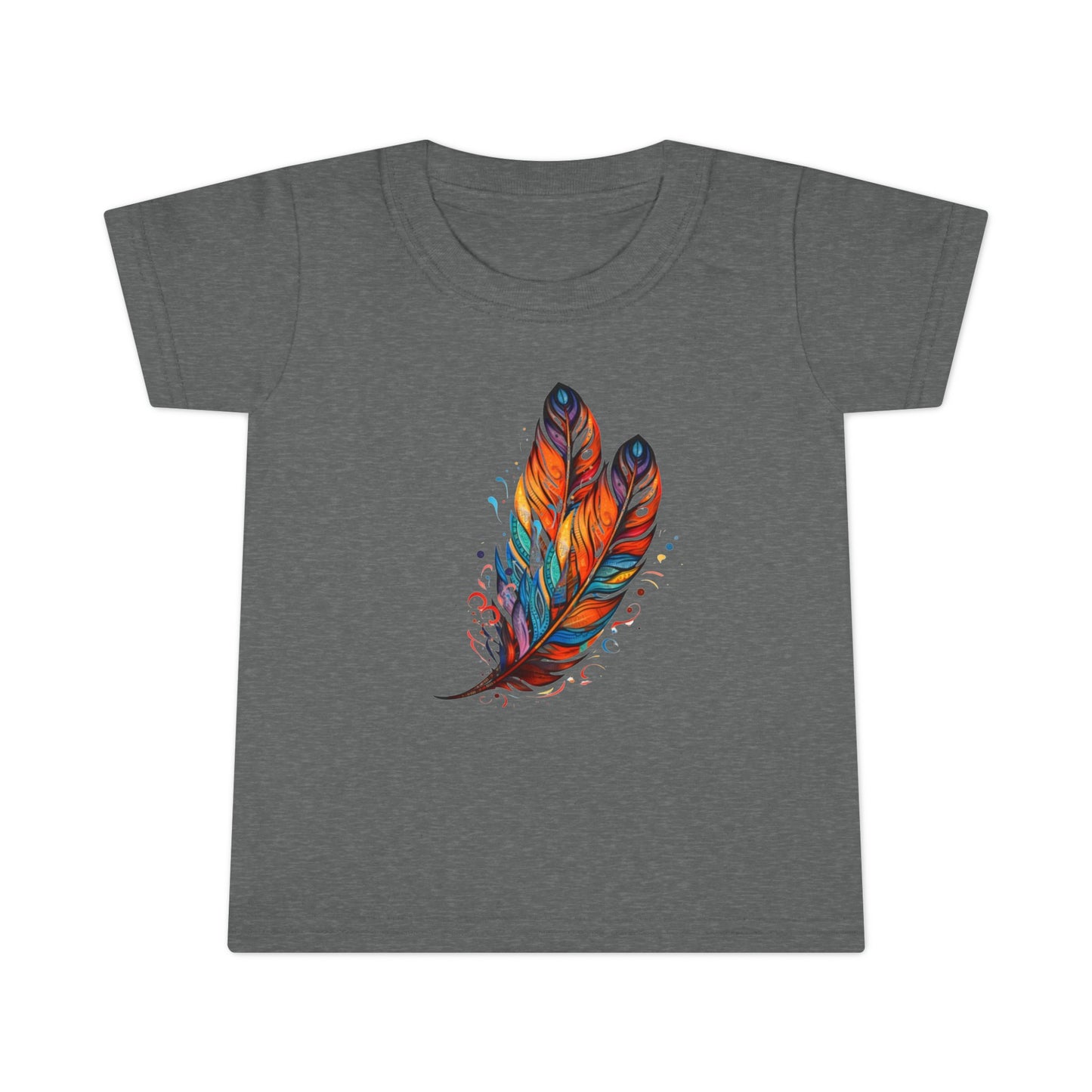 Colored Feathers, Toddler T-shirt