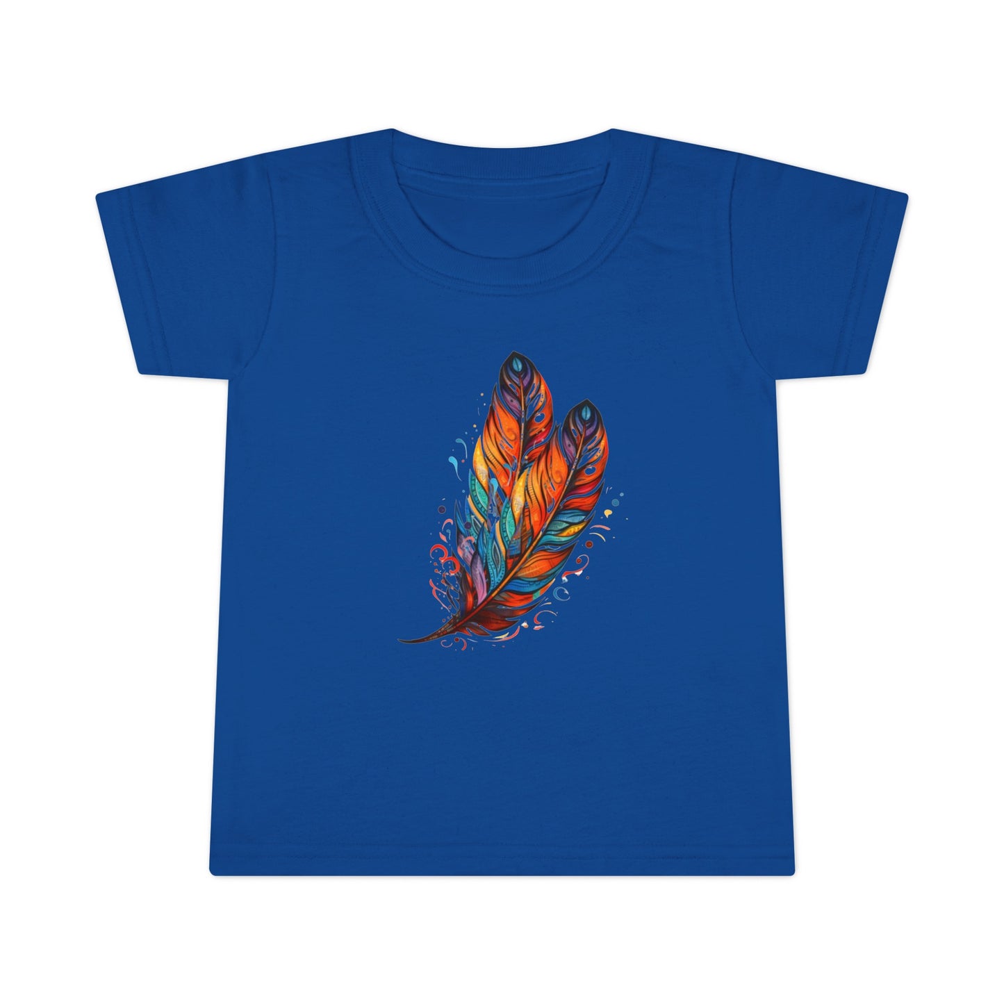 Colored Feathers, Toddler T-shirt