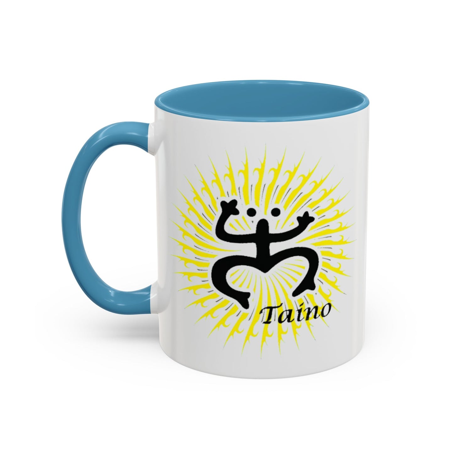 Taino Coqui Sun Colorful Accent Mugs, 11oz