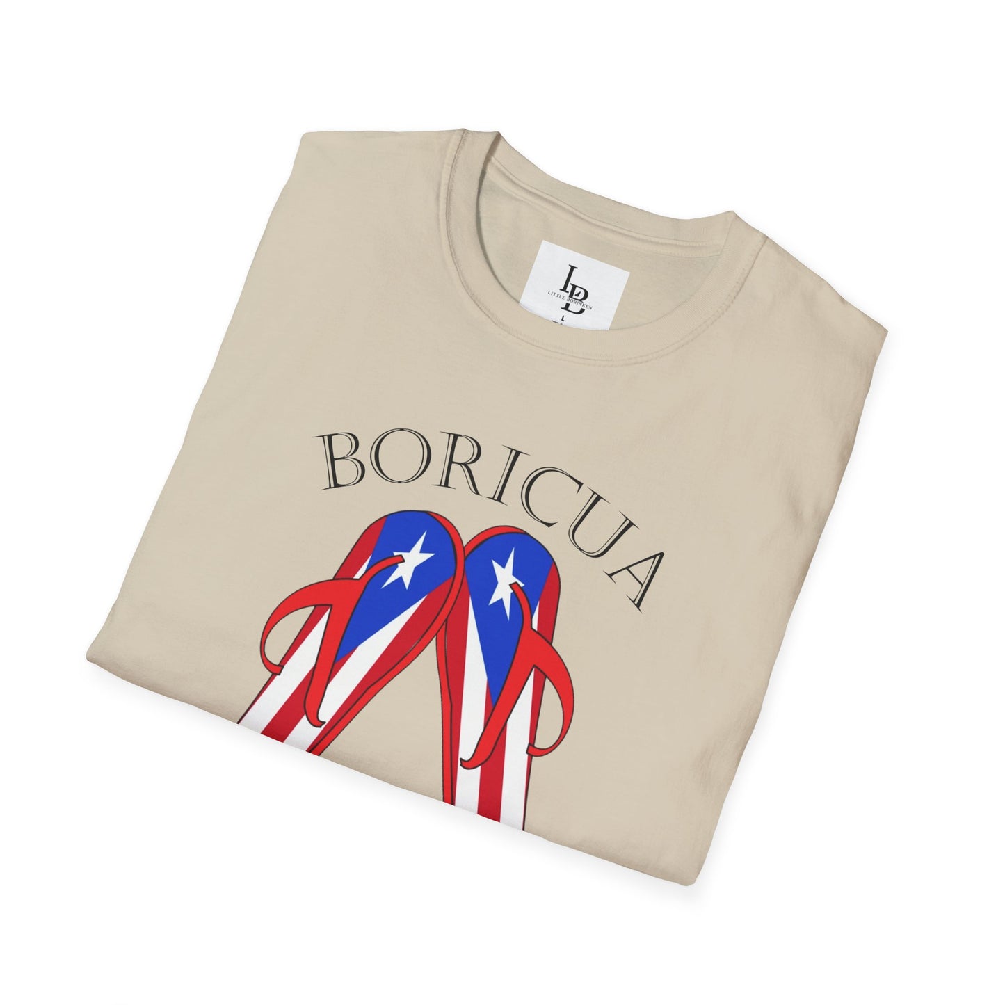 Boricua and Chancleta Survivor, Unisex Softstyle T-Shirt