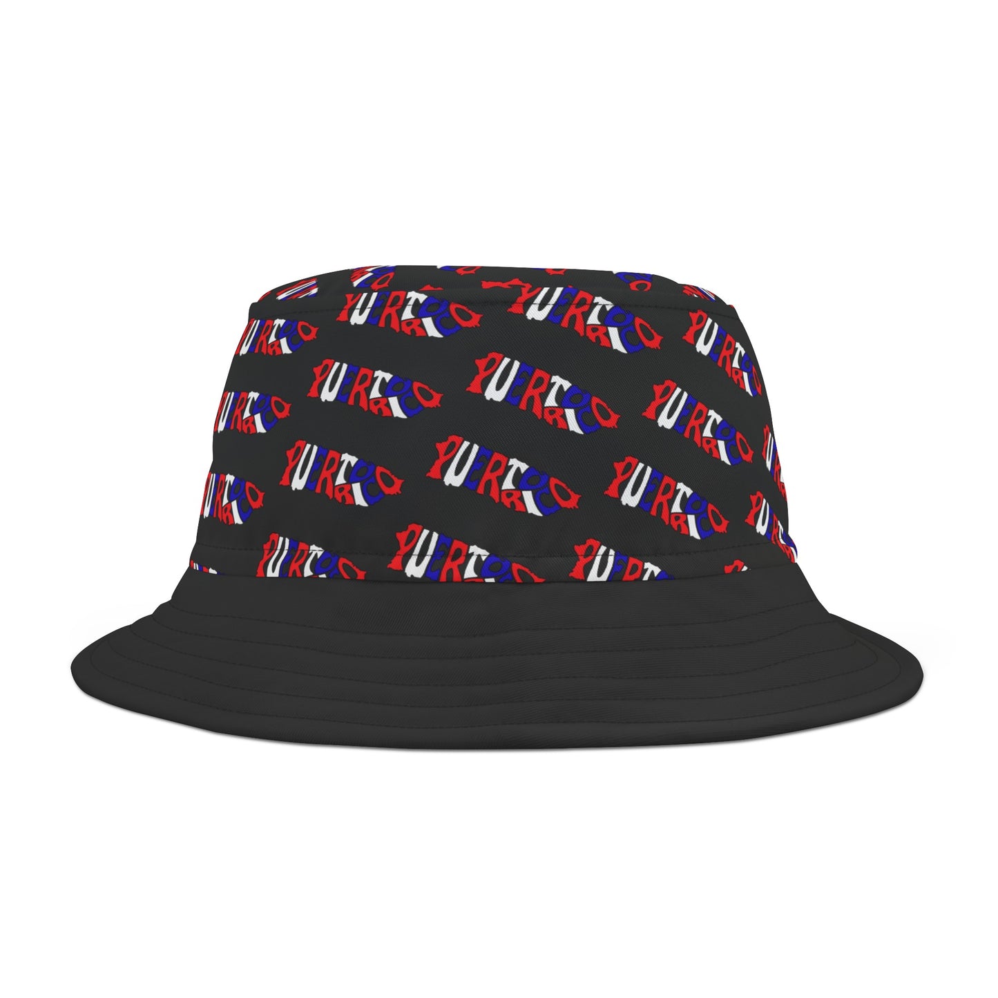 Puerto Rico Map, Bucket Hat (AOP)