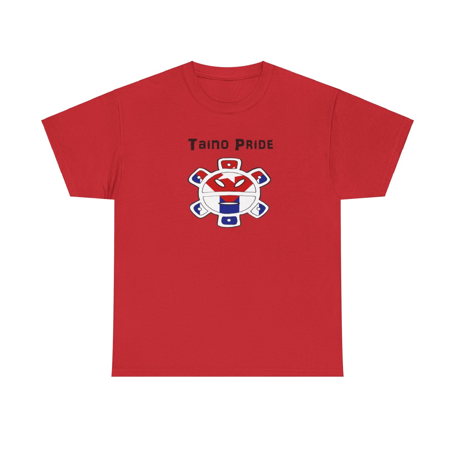 Cuban Flag Taino Pride, Unisex Heavy Cotton Tee