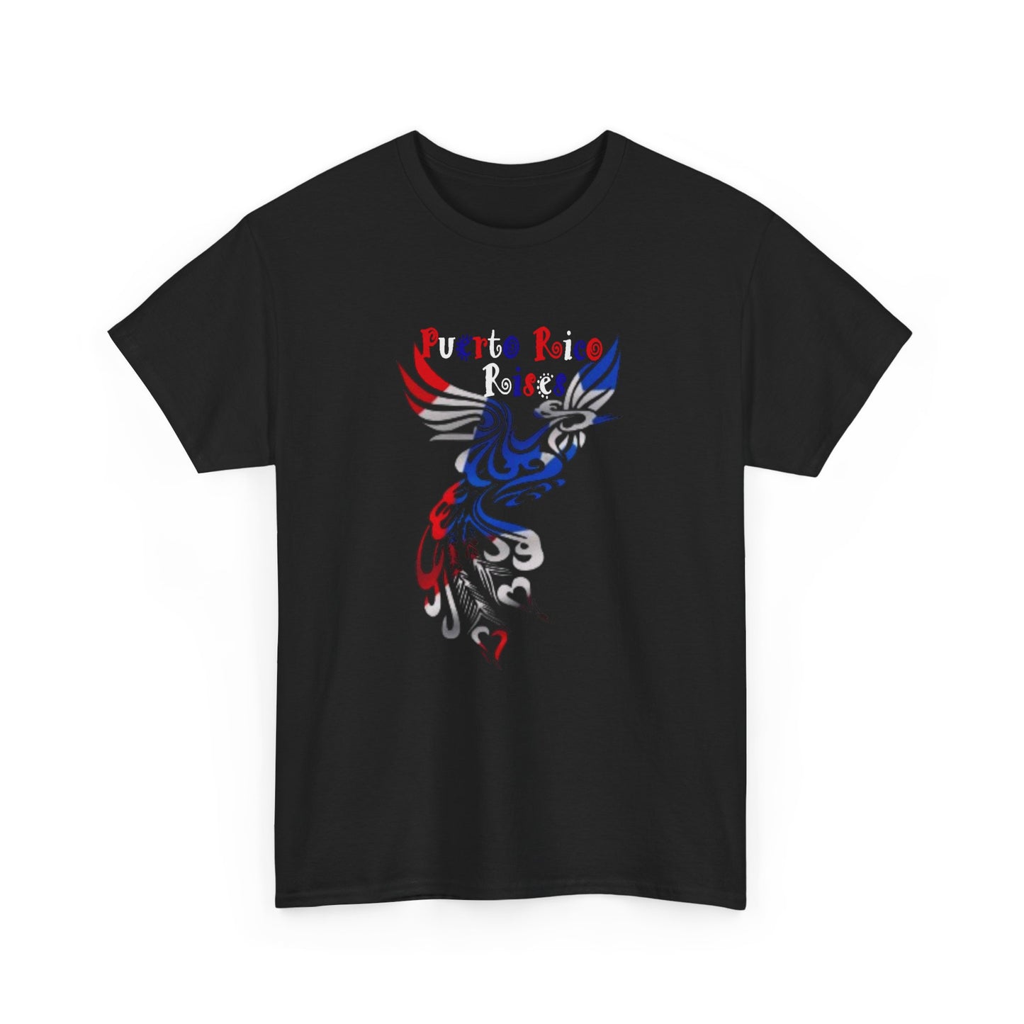 Puerto Rico Rises Phoenix, Unisex Heavy Cotton Tee
