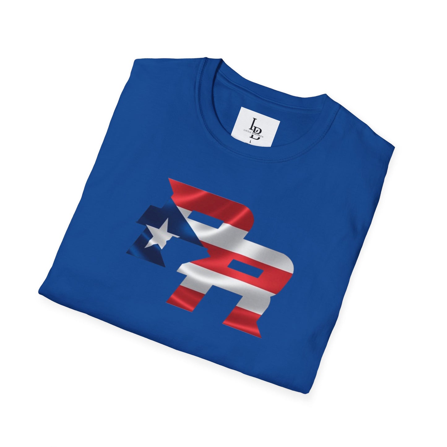 PR Flag interior, Unisex Softstyle T-Shirt