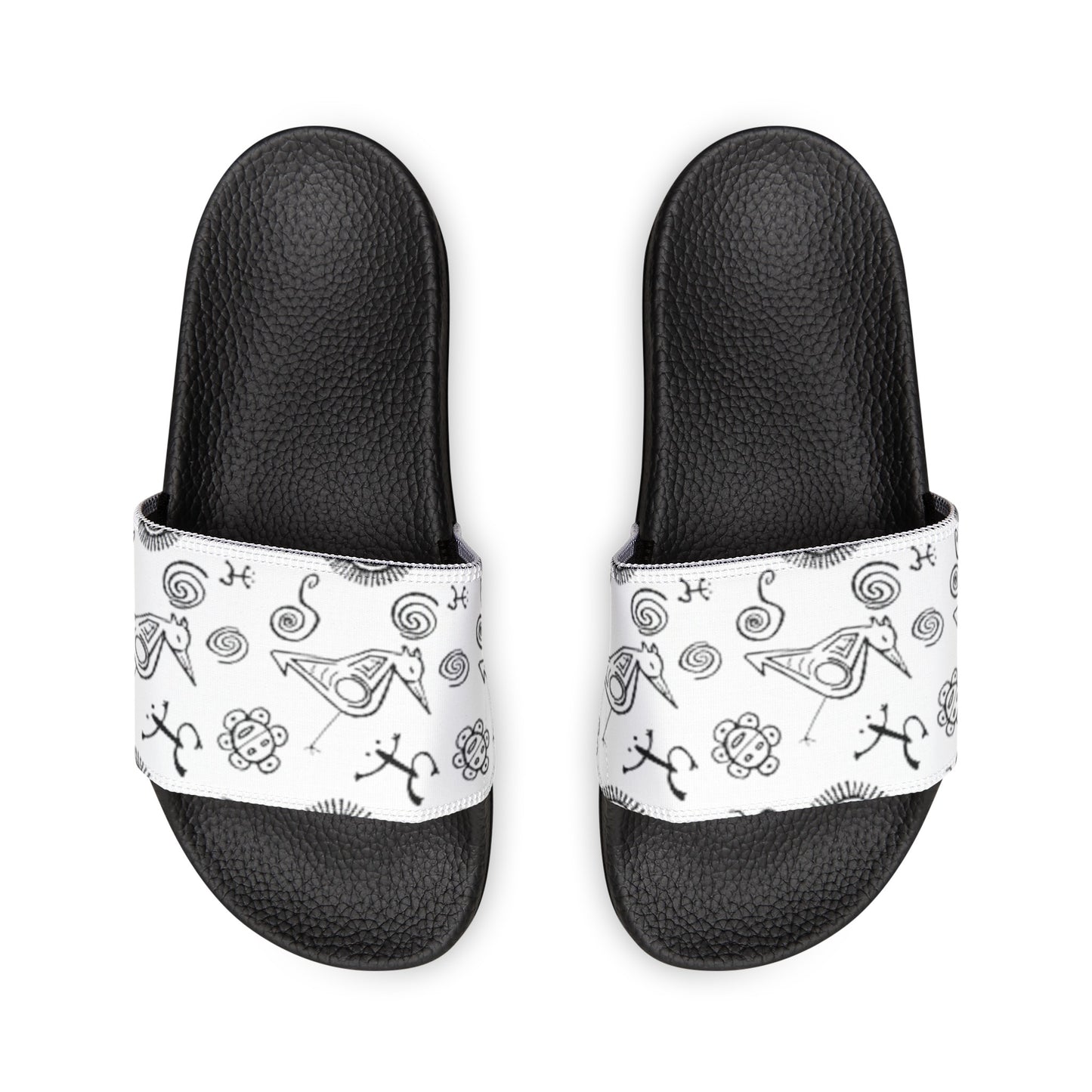 Taino Symbols 3, Men's PU Slide Sandals