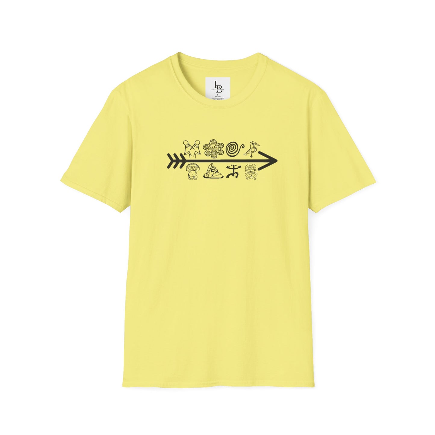 Arrow and Symbols, Unisex Softstyle T-Shirt