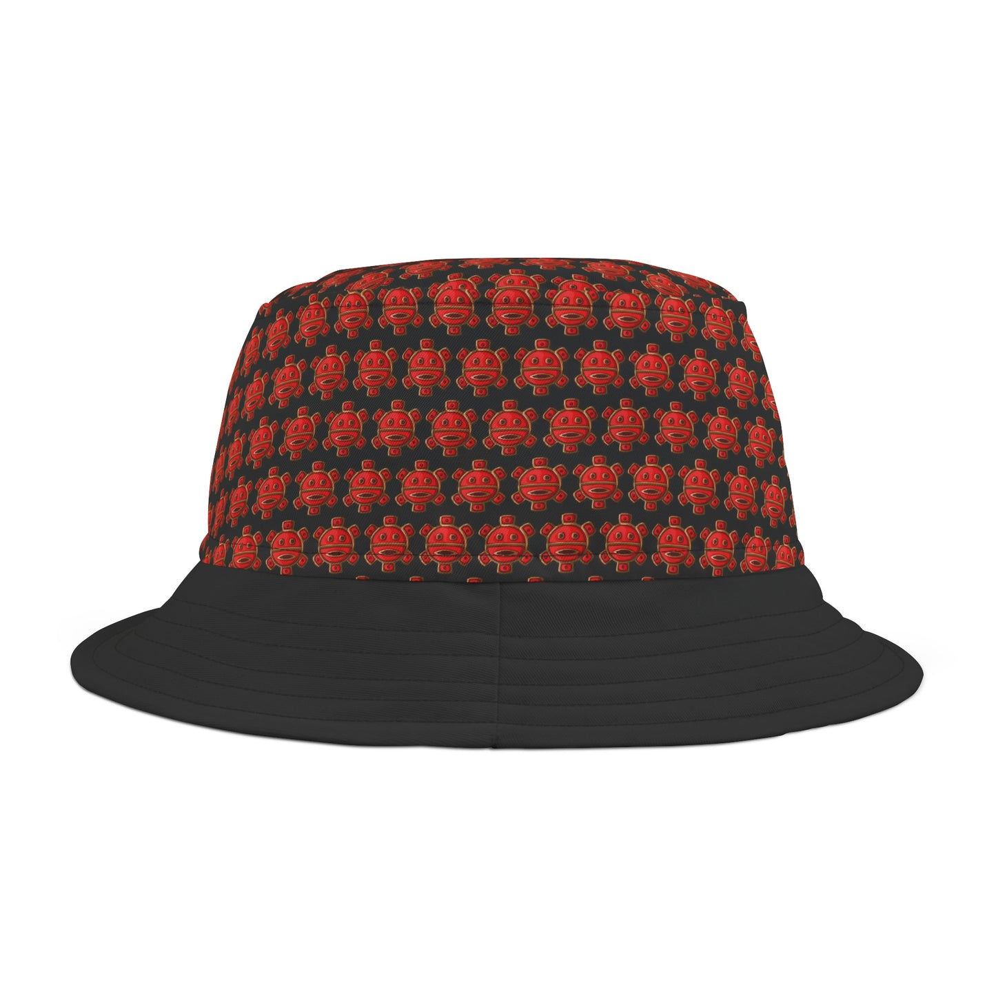 Half print Red Taino Sun, Bucket Hat (AOP)