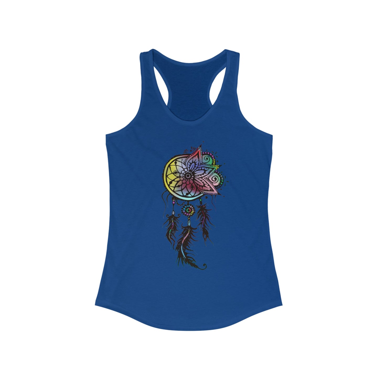 Colored Dream Catcher, Women's Ideal Racerback Tank