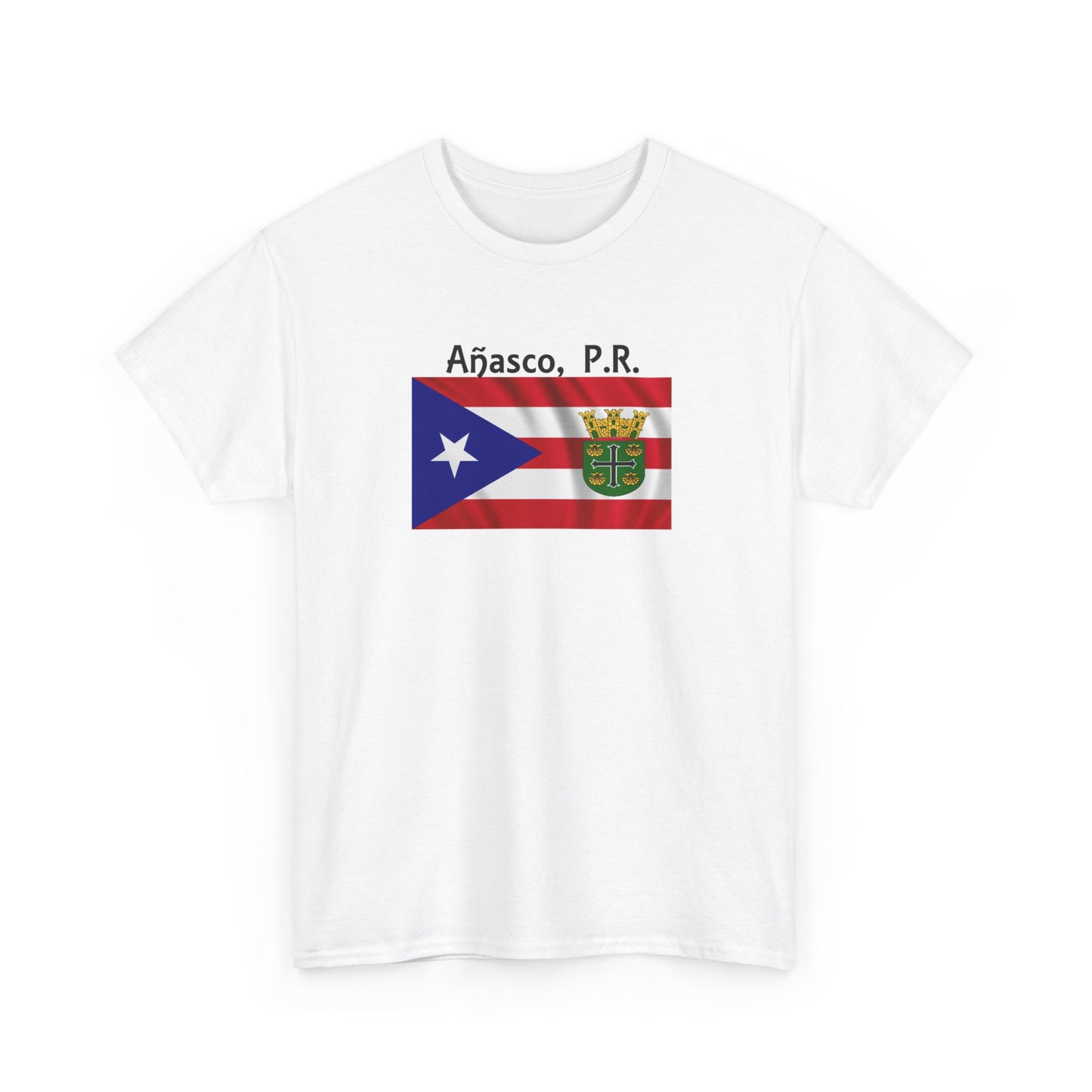 Añasco, Puerto Rico, Unisex Heavy Cotton Tee