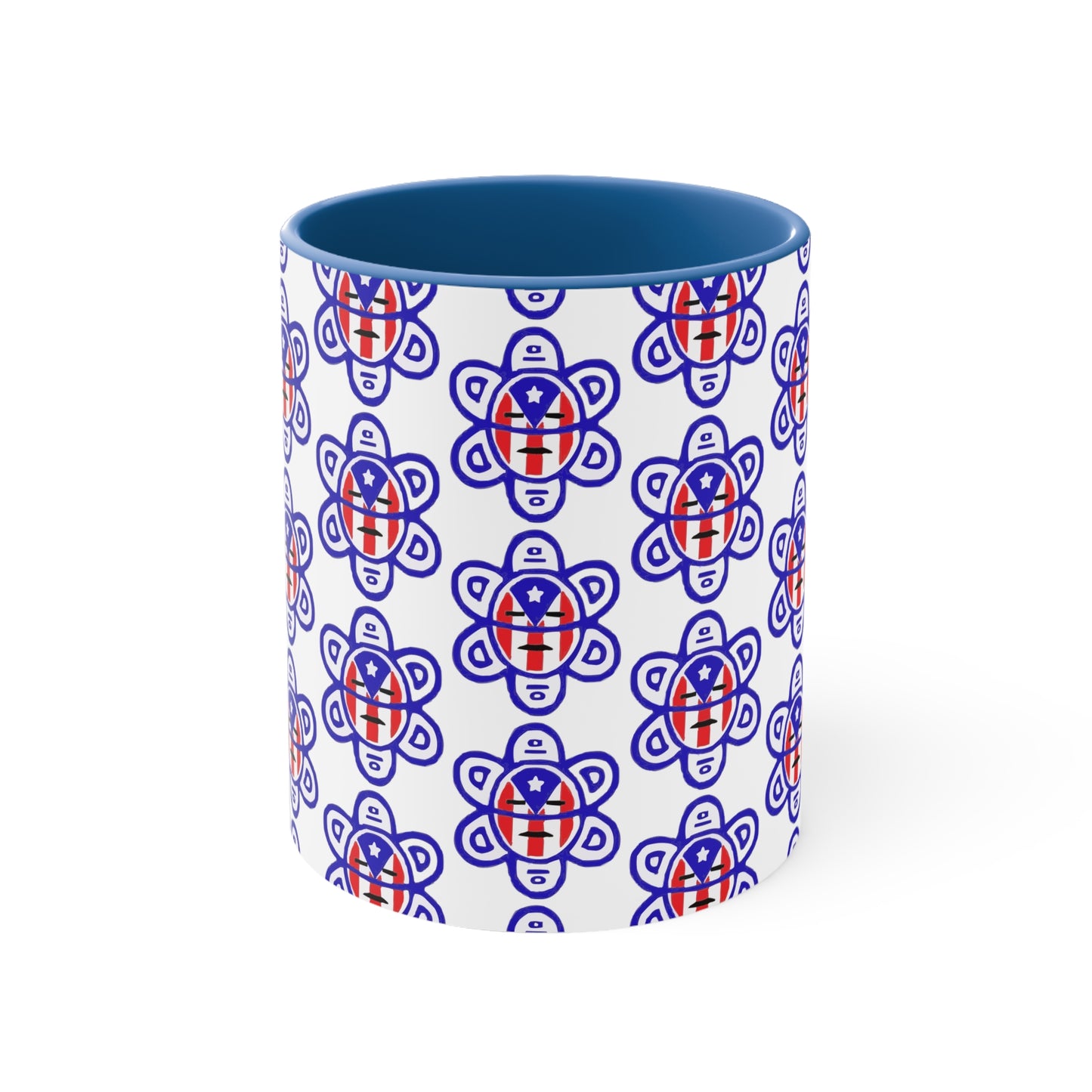 P.R. Flag Sun, Accent Coffee Mug, 11oz