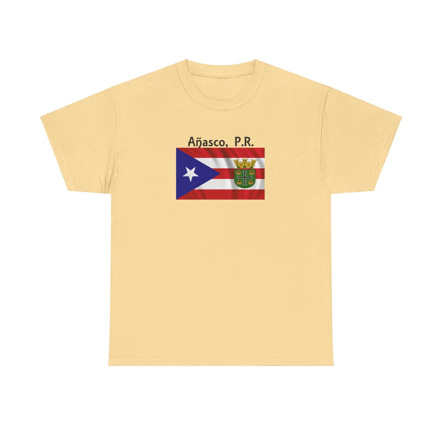 Añasco, Puerto Rico, Unisex Heavy Cotton Tee
