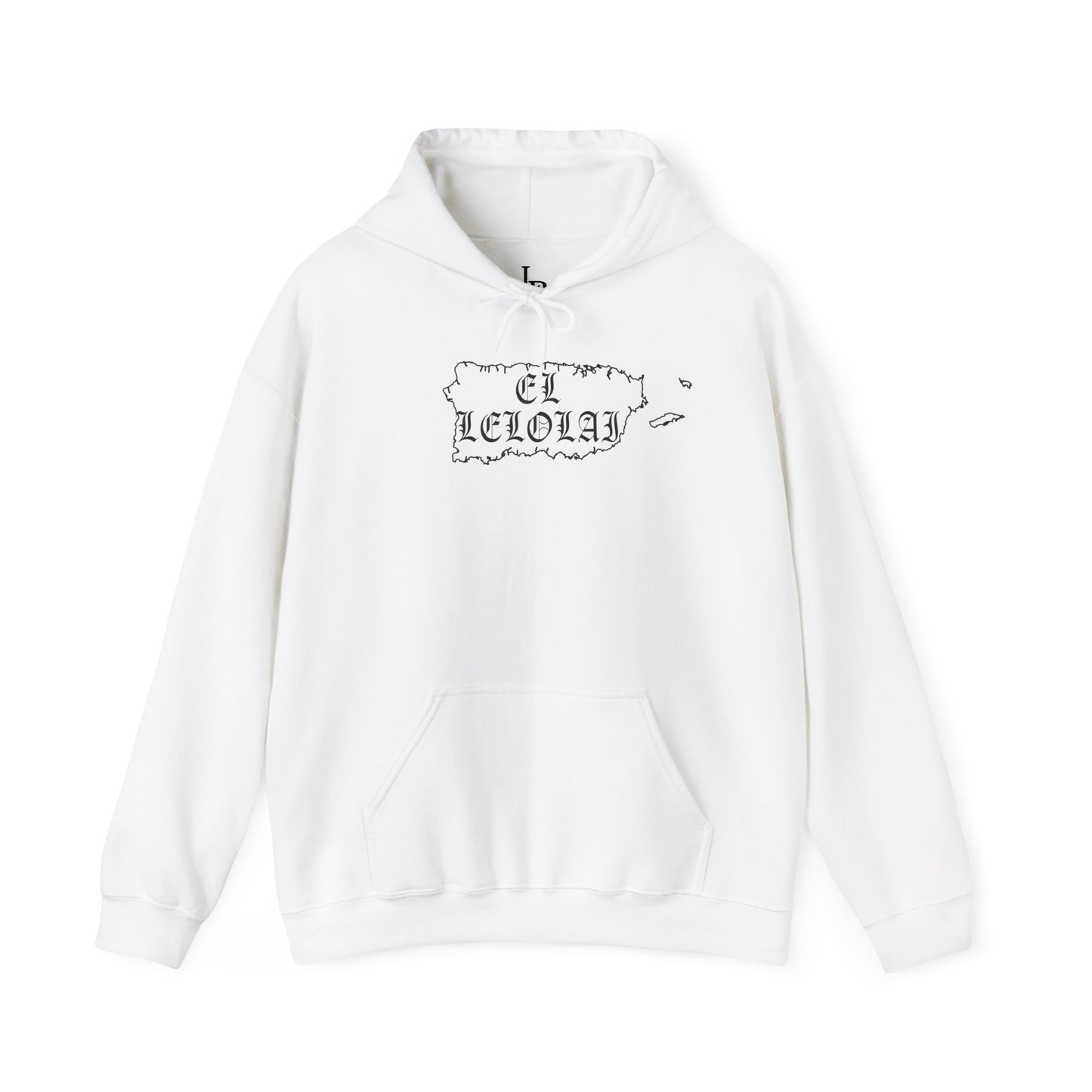 EL LELOLAI PR SILOUETTE MAP Unisex Hoodie, Cozy Sweatshirt, Casual Wear, Gifts for Adventures, Pride Apparel, Comfortable Streetwear