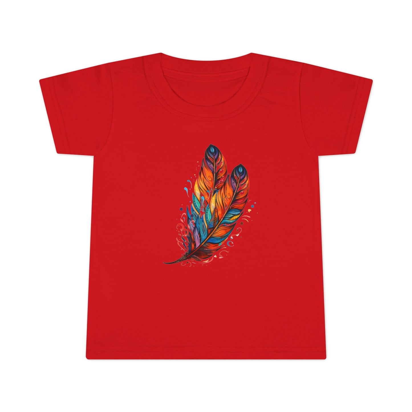 Colored Feathers, Toddler T-shirt