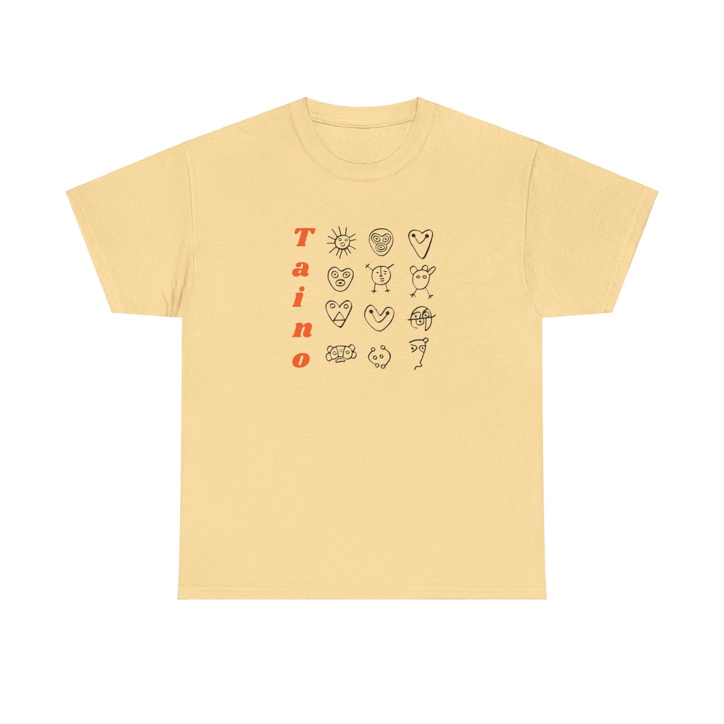 Taino Symbols, Unisex Heavy Cotton Tee