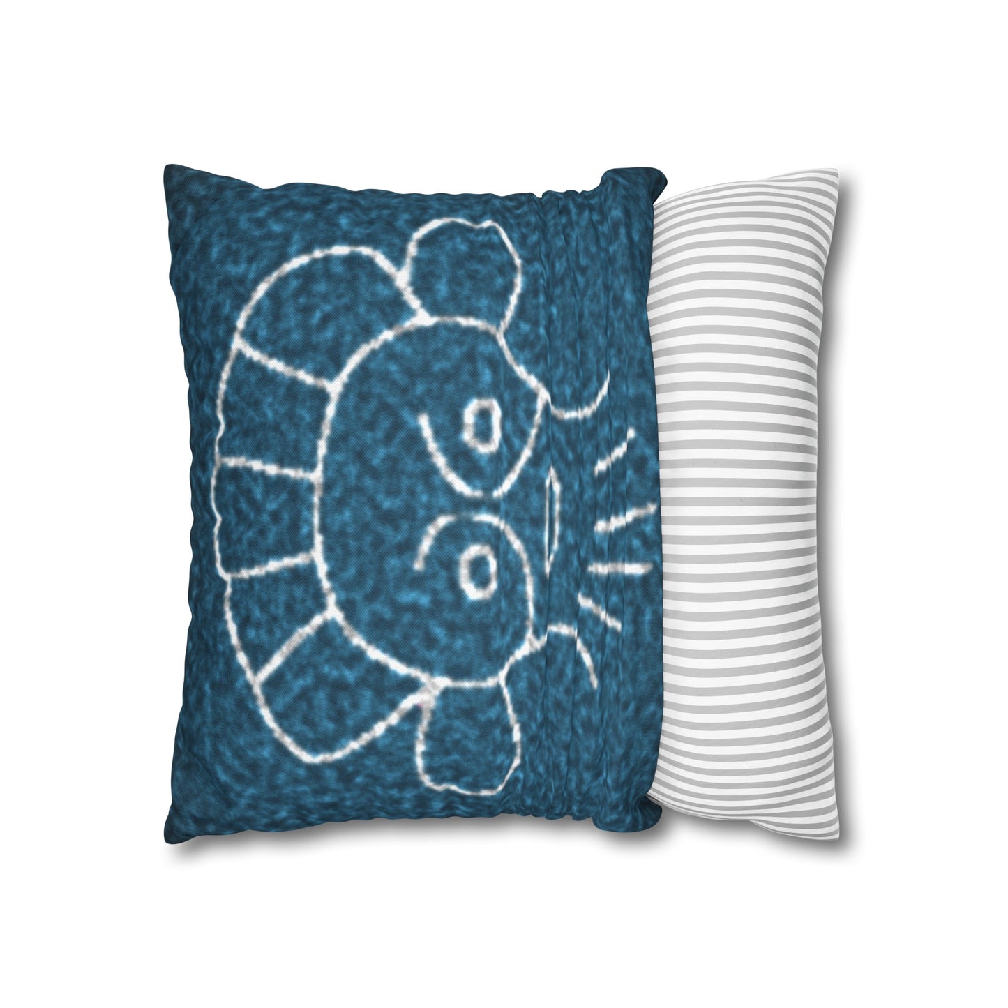 Taino Symbols 2 pillow cover, Spun Polyester Square Pillowcase