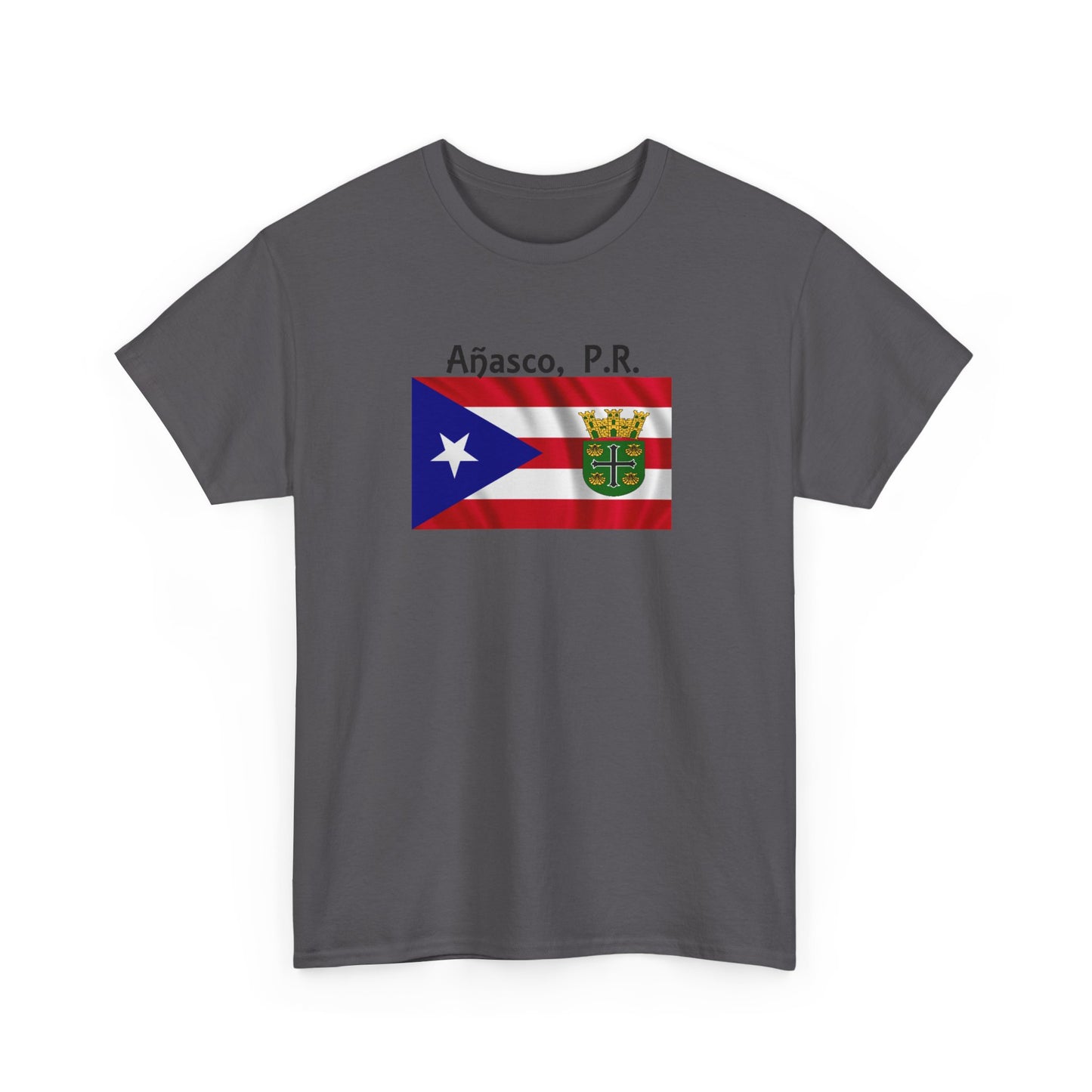 Añasco, Puerto Rico, Unisex Heavy Cotton Tee