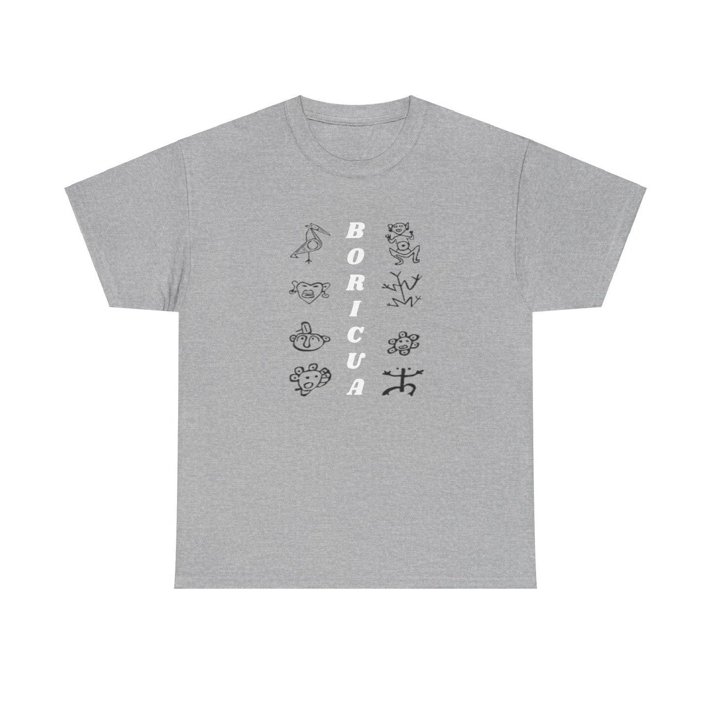 Taino Symbols Boricua, Unisex Heavy Cotton Tee