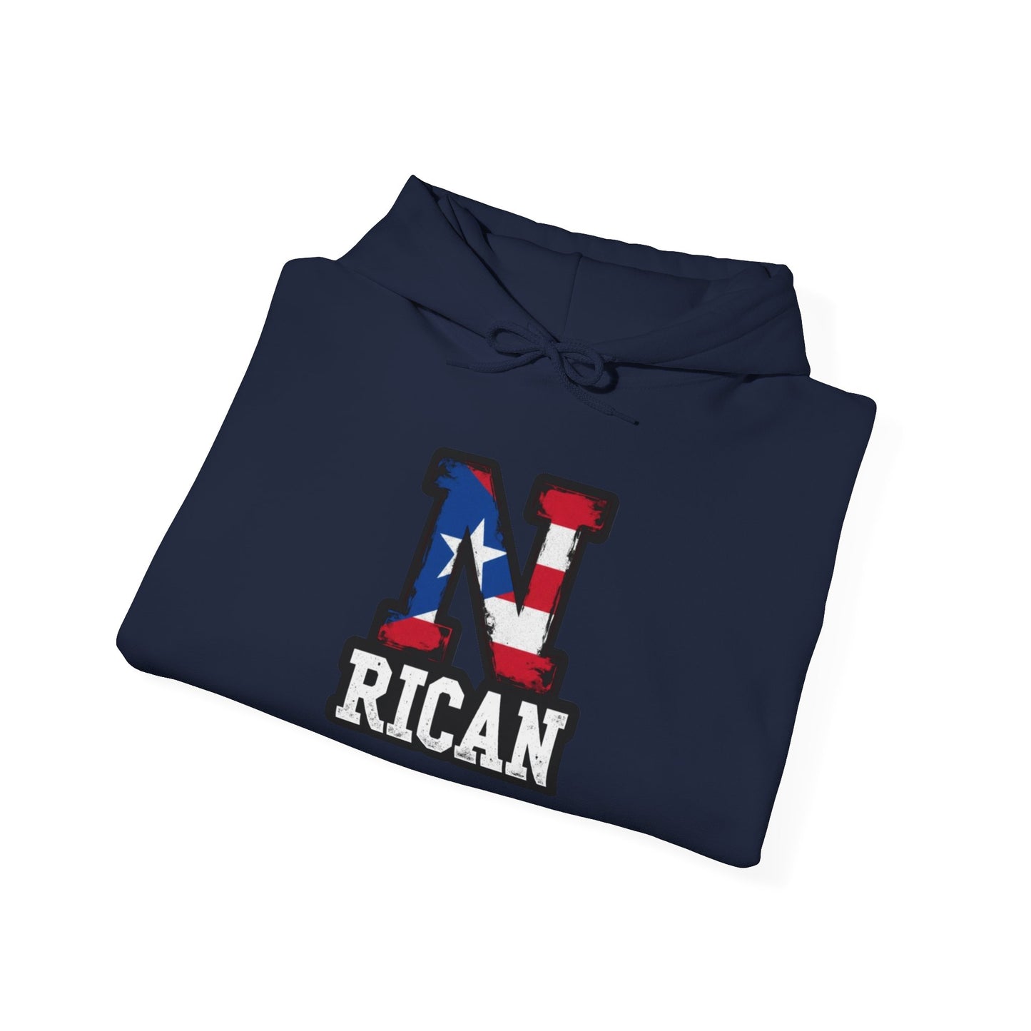 N Rican Unisex Hoodie, Cozy Sweatshirt, Casual Wear, Gifts for Adventures, Pride Apparel, Comfortable Streetwear