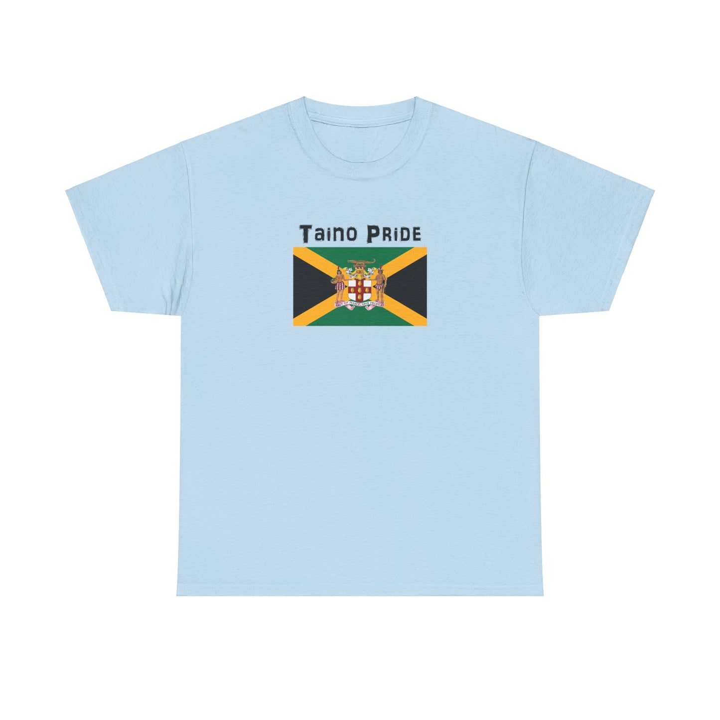 Jamaican Flag Taino Pride, Unisex Heavy Cotton Tee