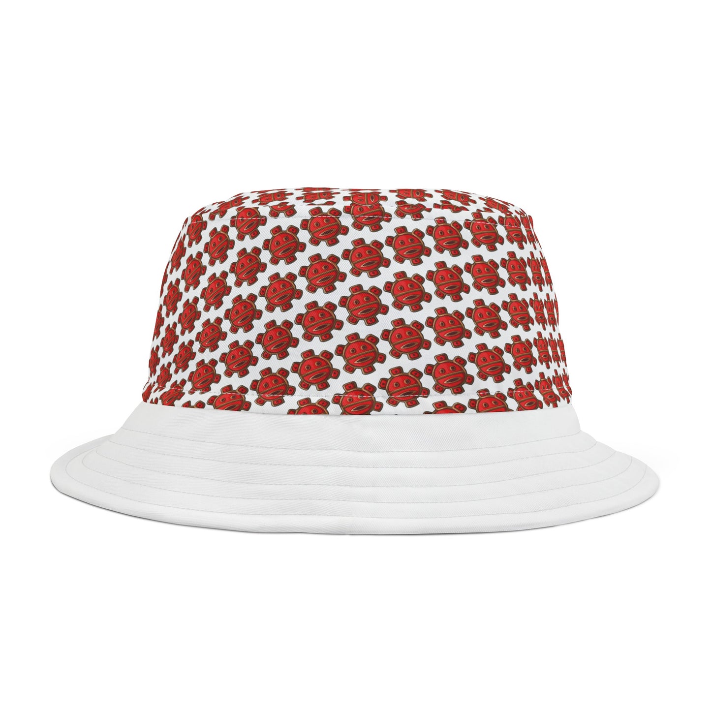 Half print Red Taino Sun, Bucket Hat (AOP)