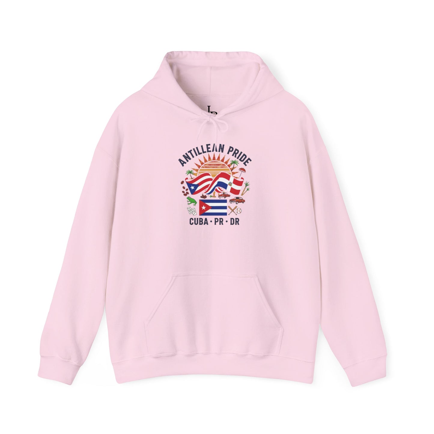 Antillean Pride Unisex Hoodie, Cozy Sweatshirt, Casual Wear, Gifts for Adventures, Pride Apparel, Comfortable Streetwear