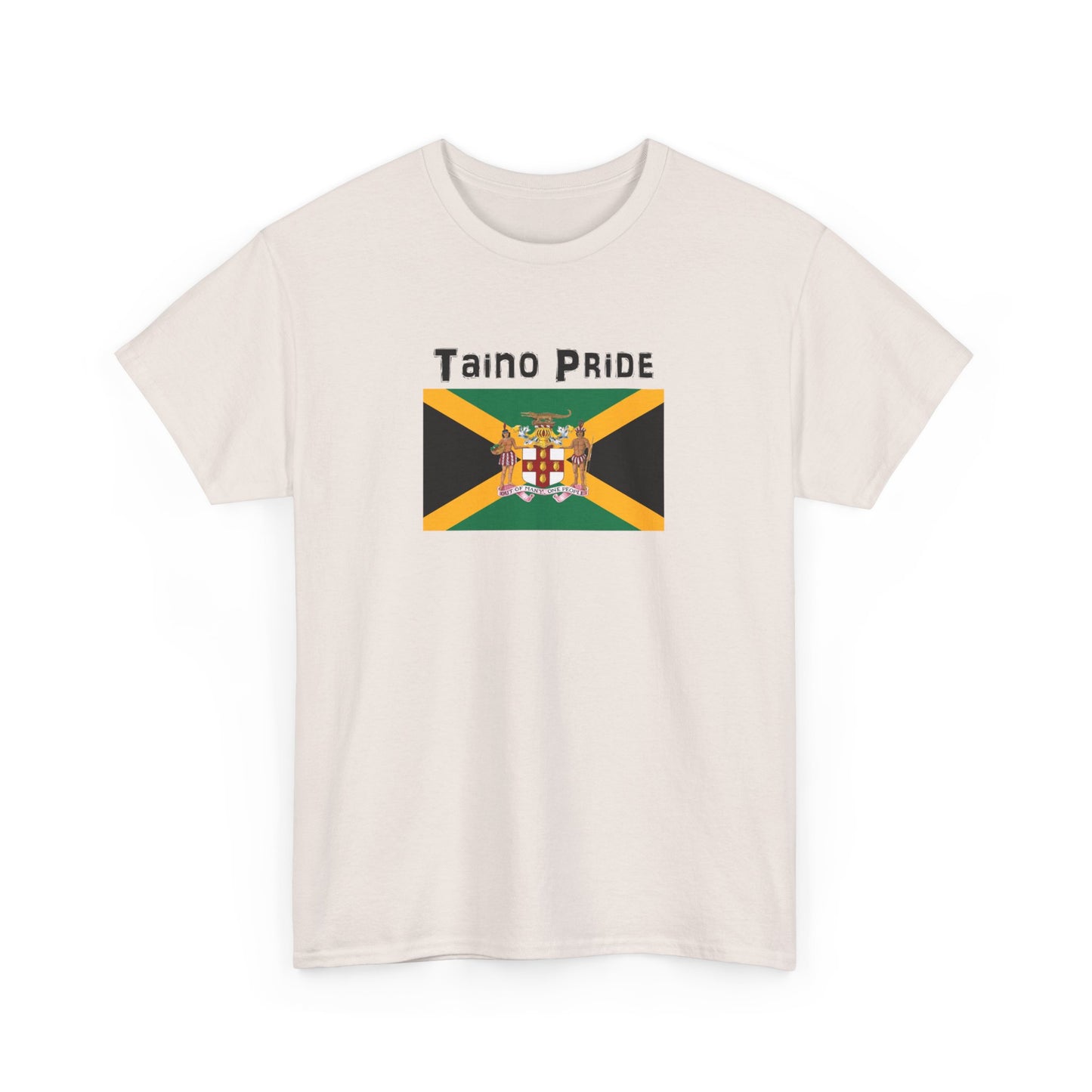 Jamaican Flag Taino Pride, Unisex Heavy Cotton Tee