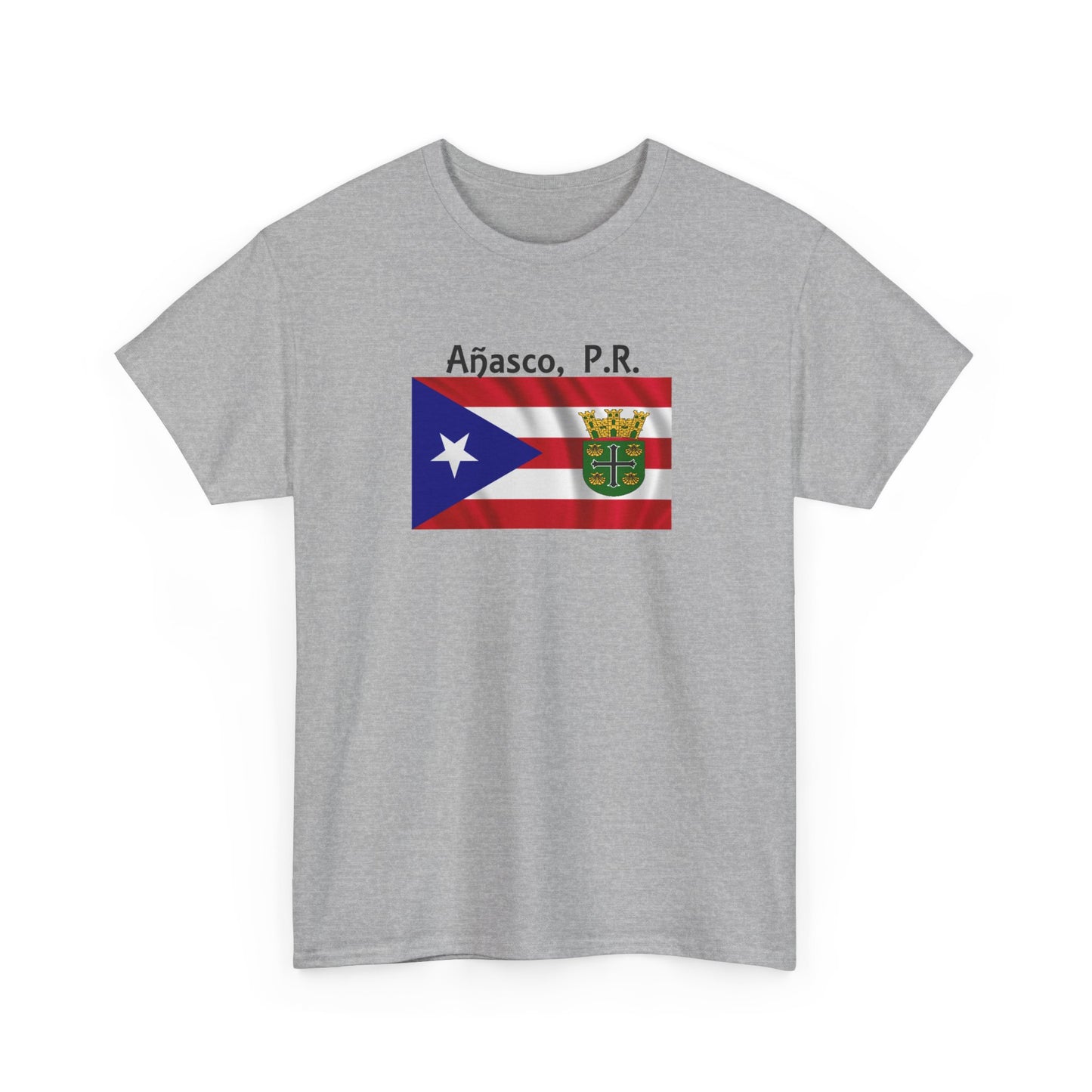 Añasco, Puerto Rico, Unisex Heavy Cotton Tee