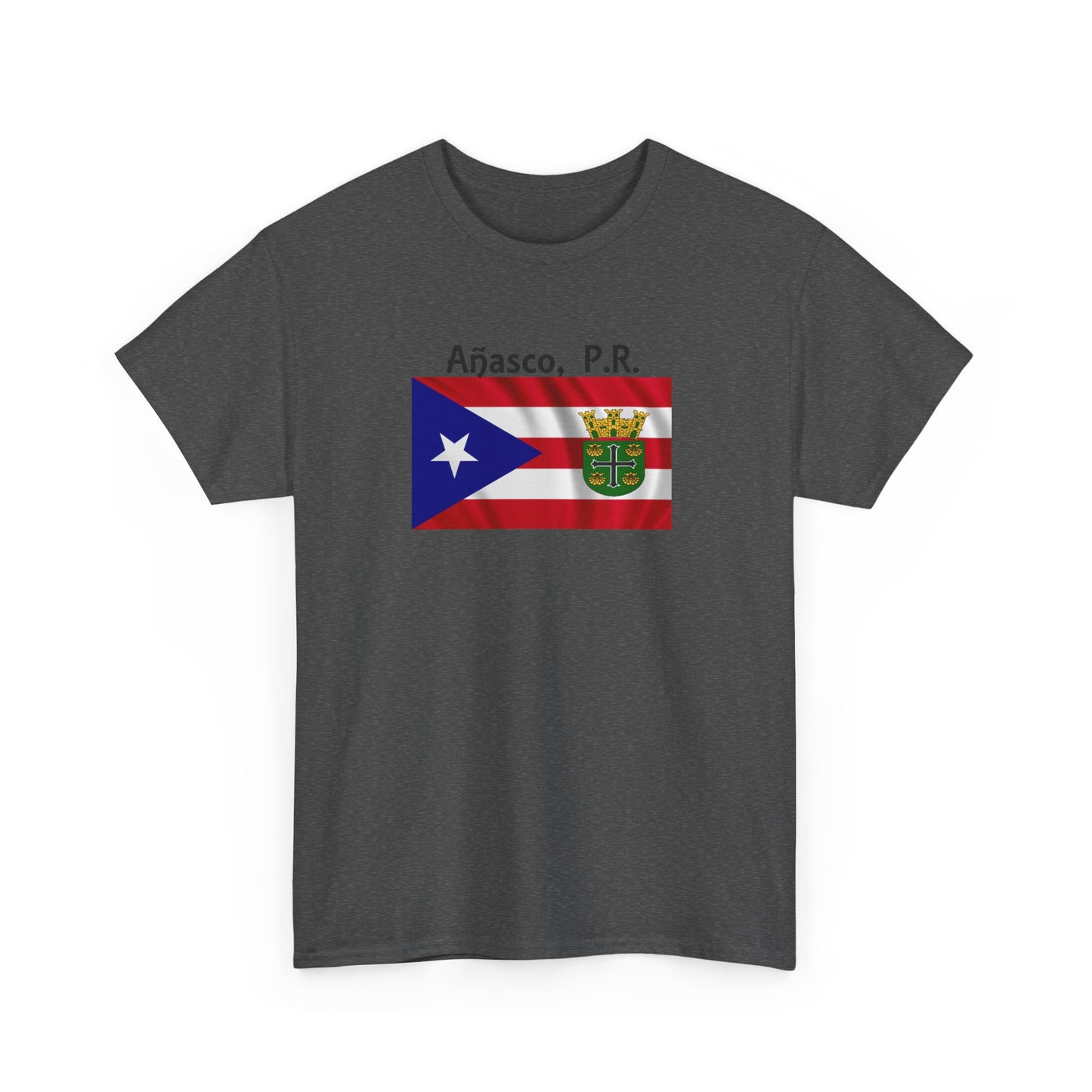 Añasco, Puerto Rico, Unisex Heavy Cotton Tee
