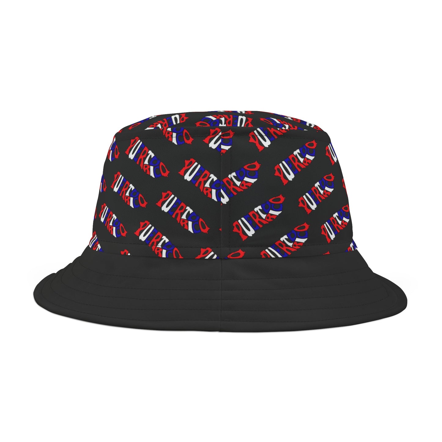Puerto Rico Map, Bucket Hat (AOP)