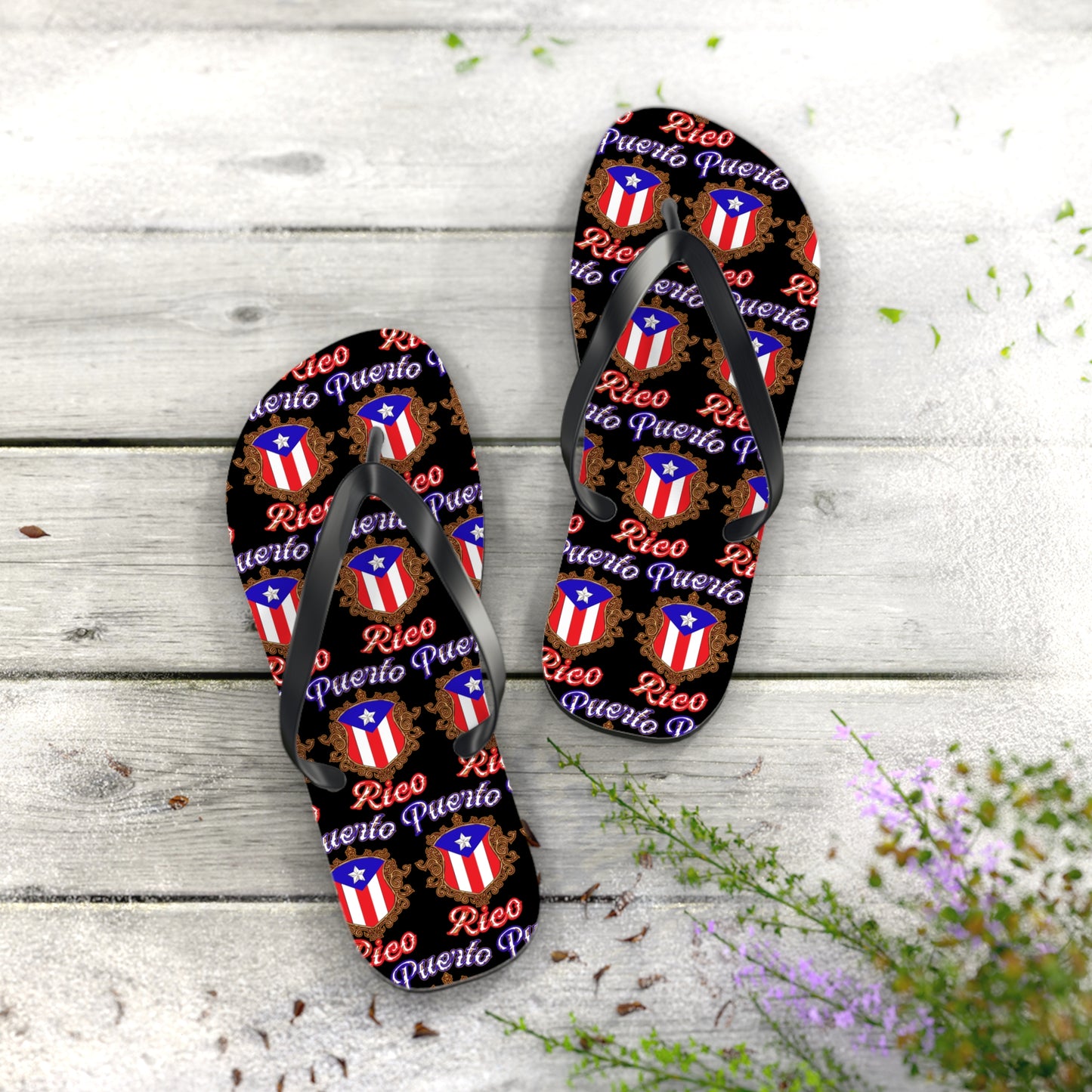 Puerto Rican emblem, Flip Flops