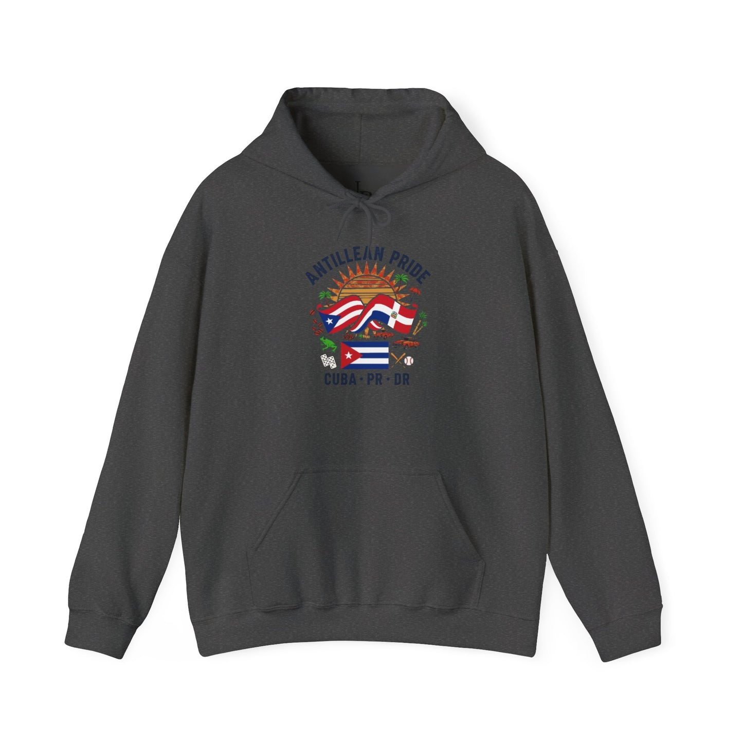 Antillean Pride Unisex Hoodie, Cozy Sweatshirt, Casual Wear, Gifts for Adventures, Pride Apparel, Comfortable Streetwear