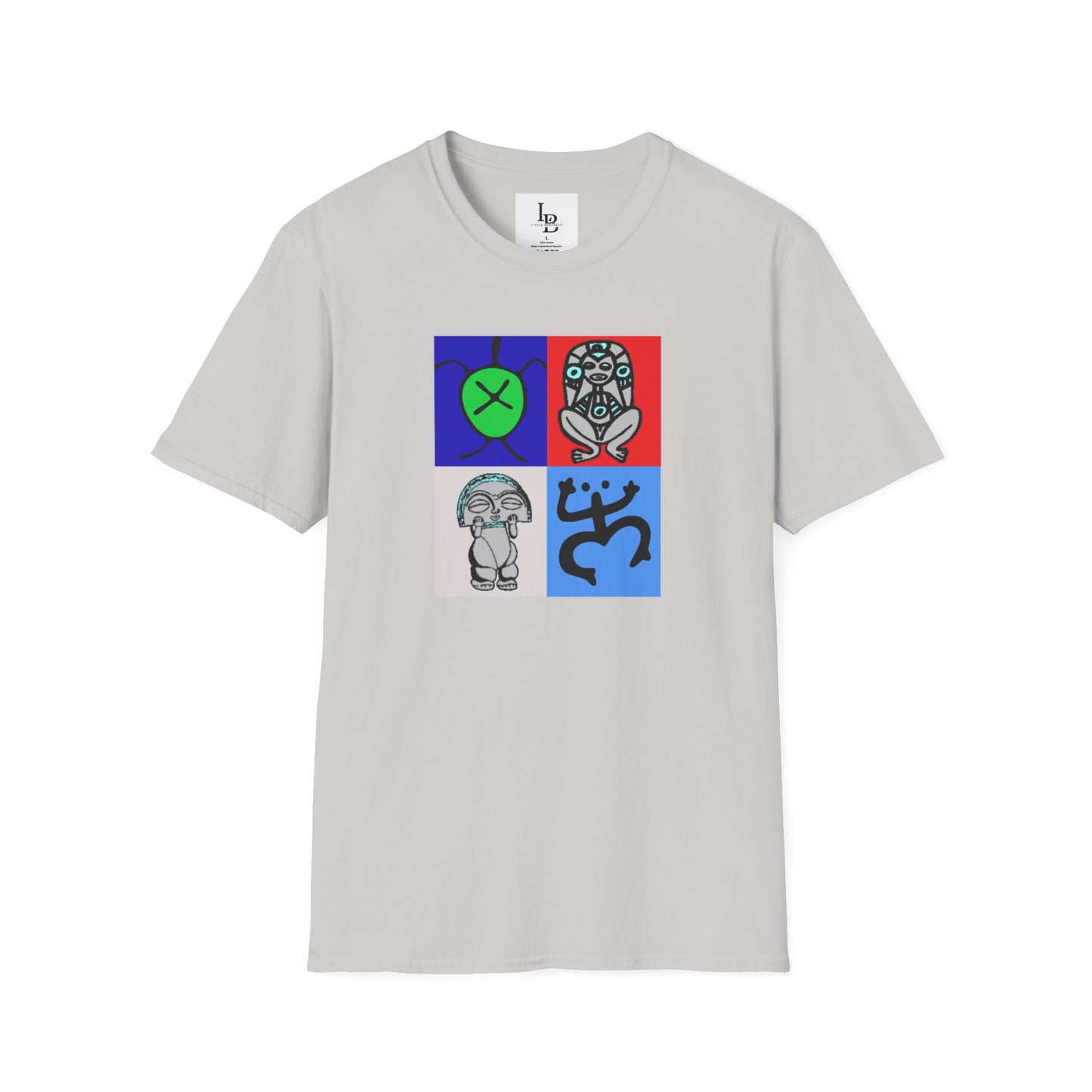 Four Taino Symbols, Unisex Softstyle T-Shirt
