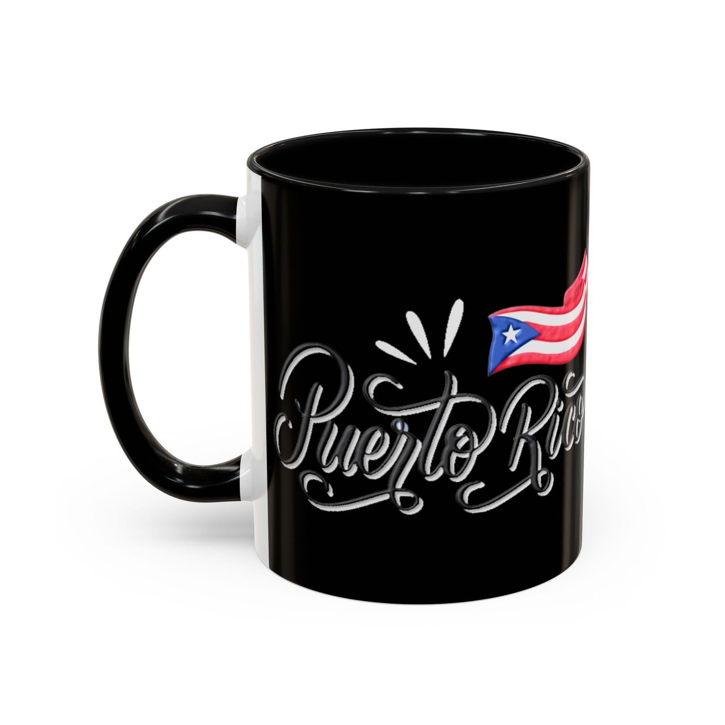 Puerto Rico, Colorful Accent Mugs, 11oz