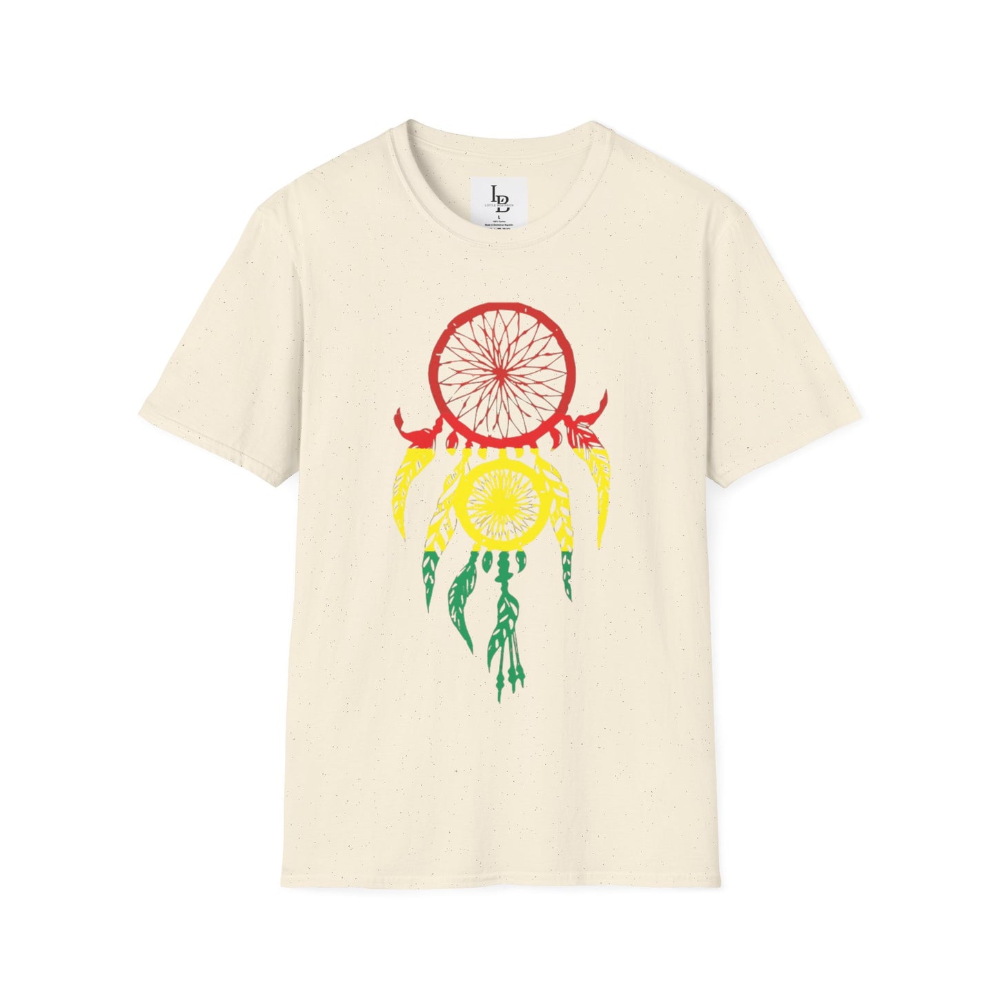 Dream Catcher - Taino Flag colors, Unisex Softstyle T-Shirt